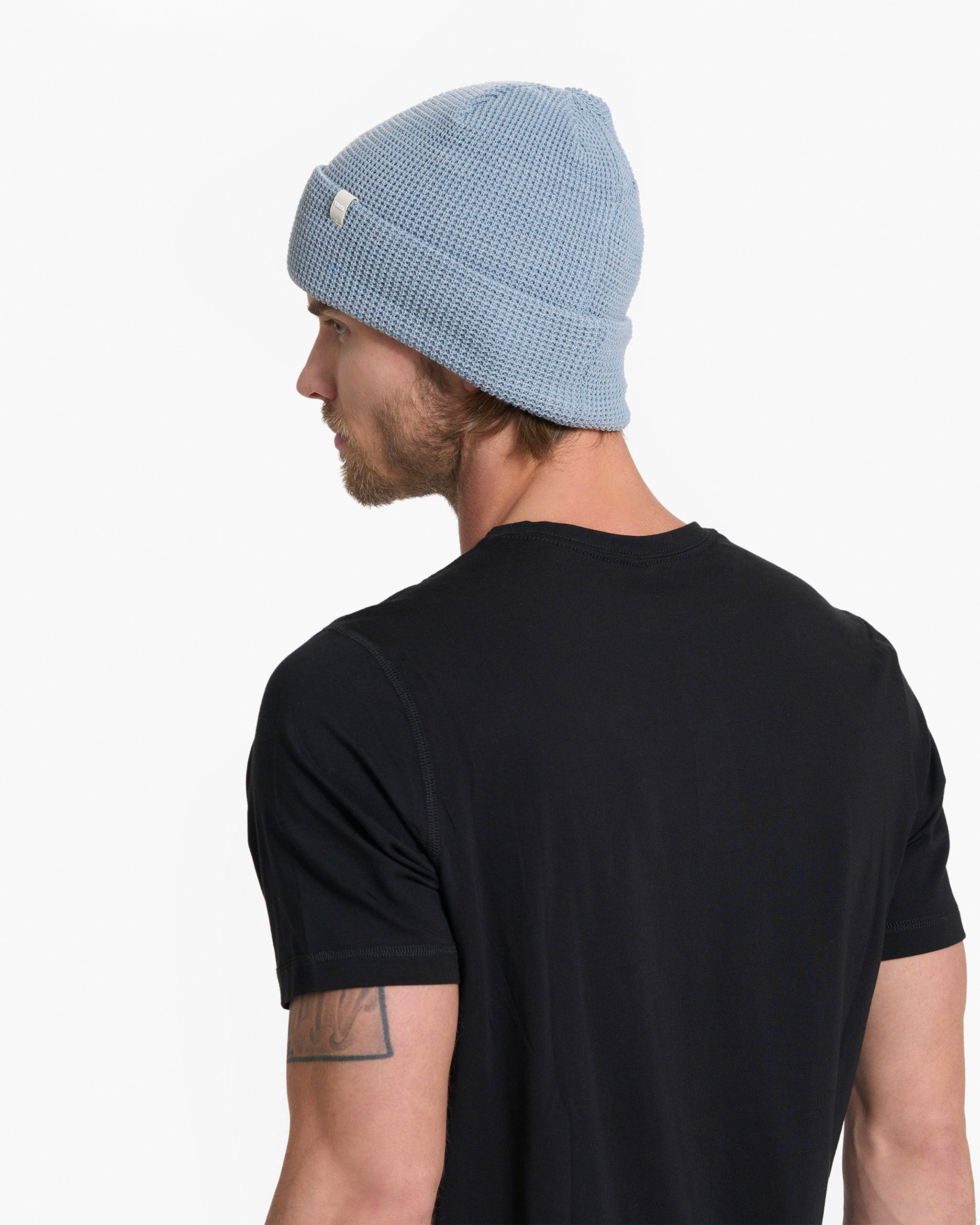 Alpine Waffle Beanie | Light Cloud - Image 3
