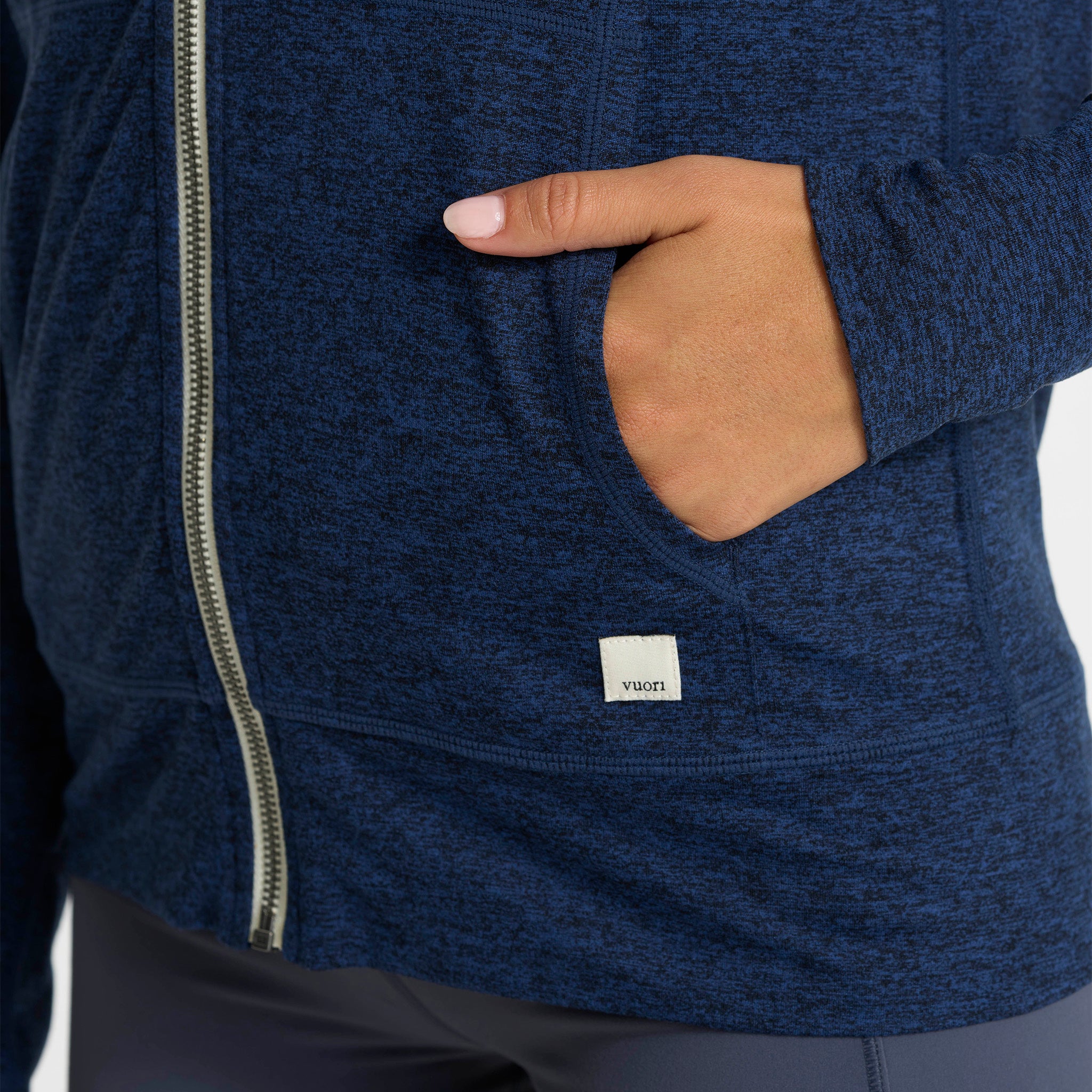 Halo Performance Hoodie | Navy Heather - Image 6