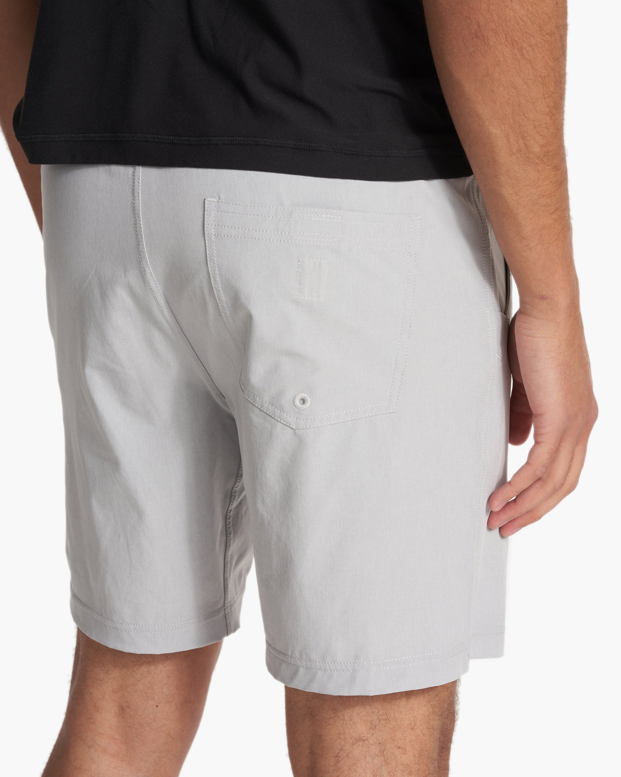 Kore Short Lined 7 | Platinum Linen Texture - Image 4