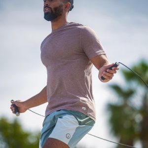 Strato Tech Tee | Dark Umber Heather