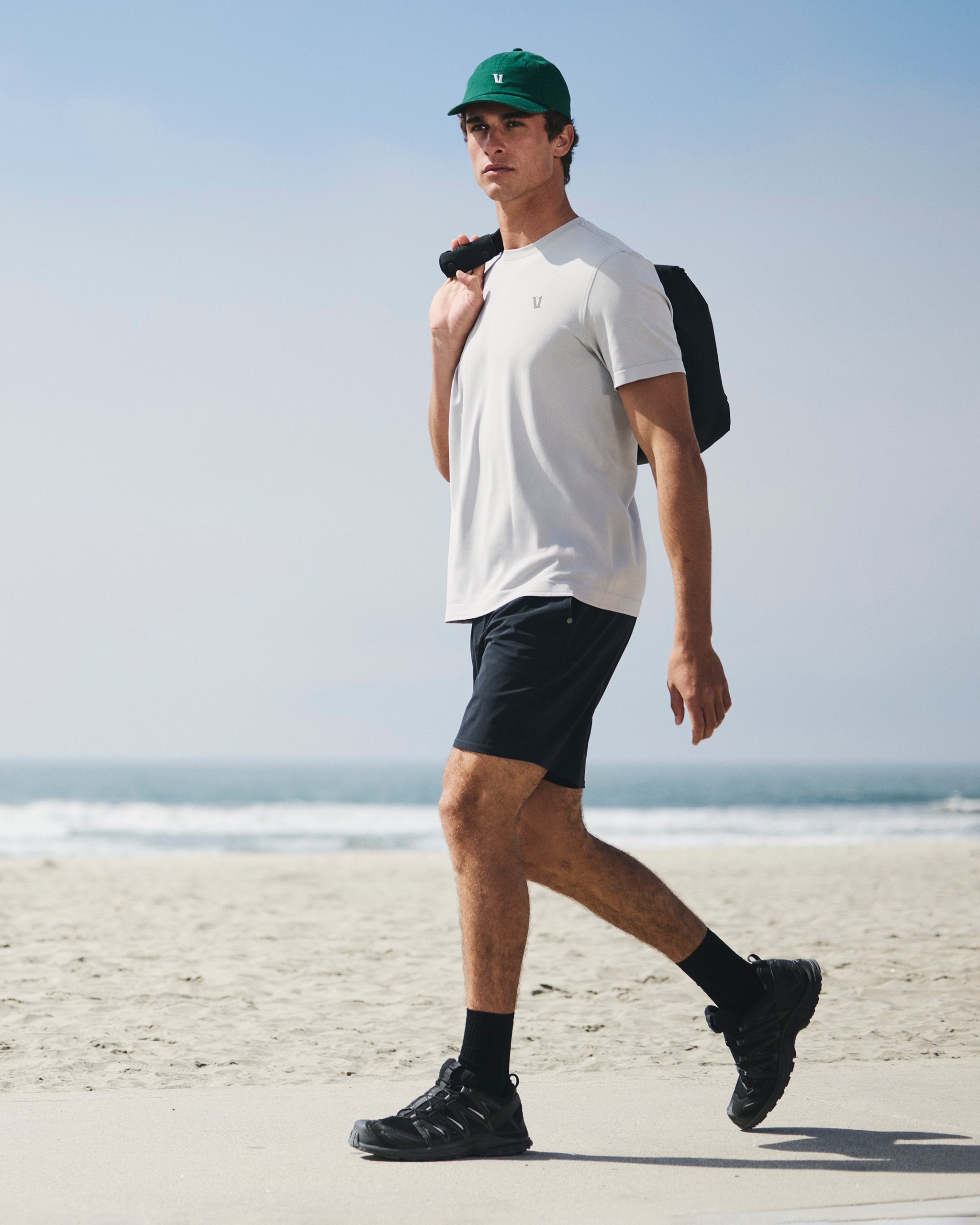 Short Sleeve Clearview Seamless Tee | Frost Grey
