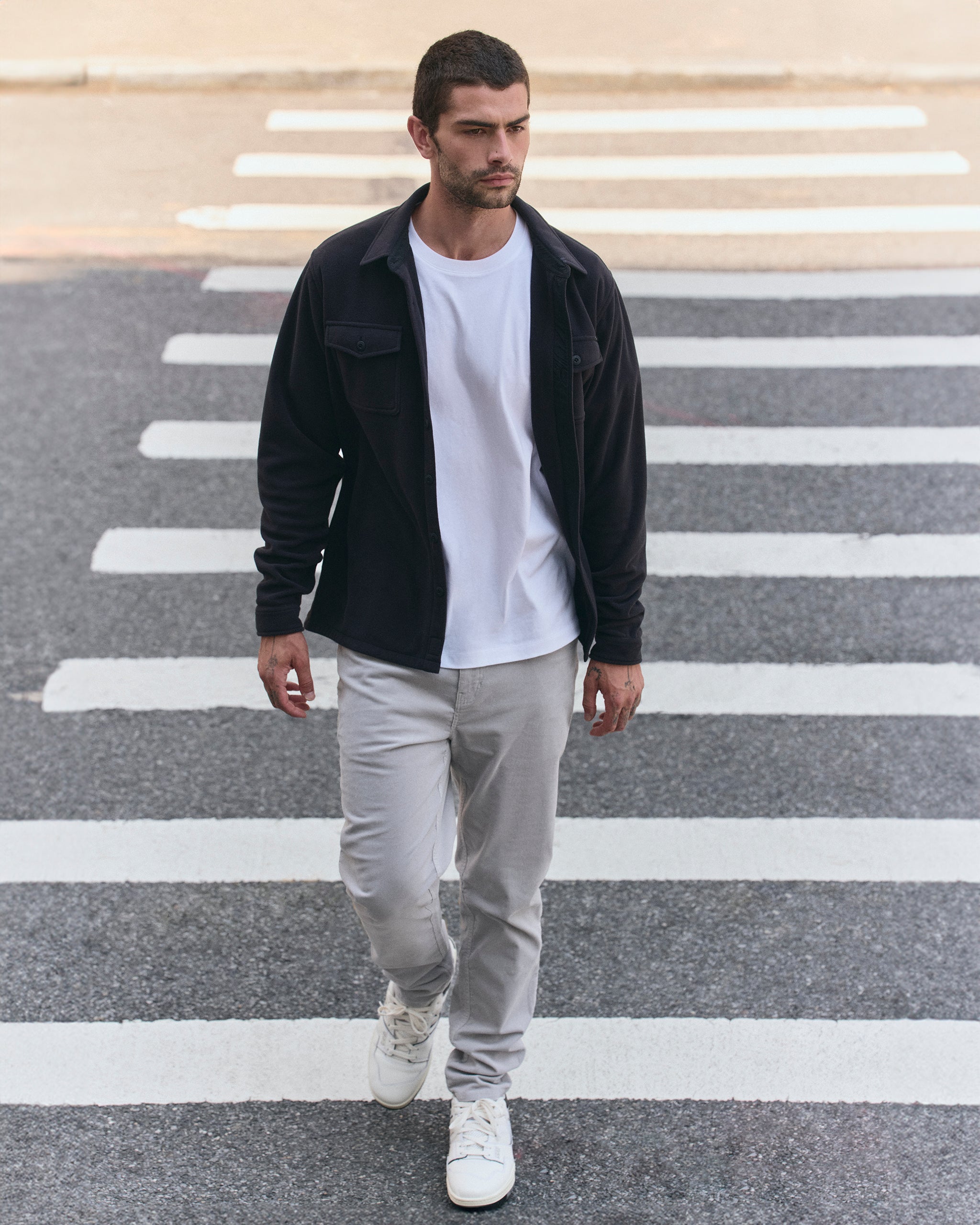 Optimist 5 Pocket Cord Pant Athletic Slim Fit | Amethyst Grey