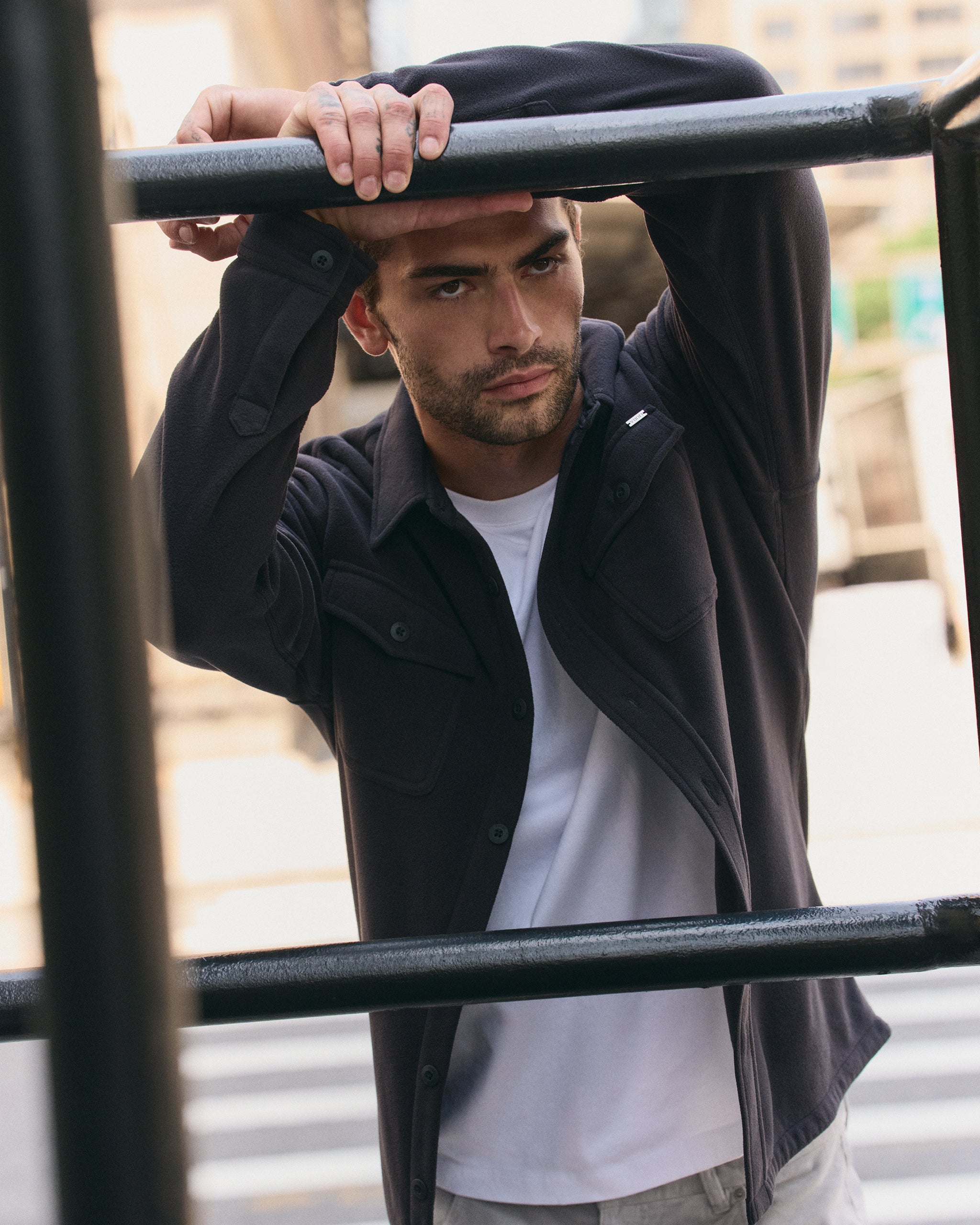 Aspen Shirt Jacket | Black