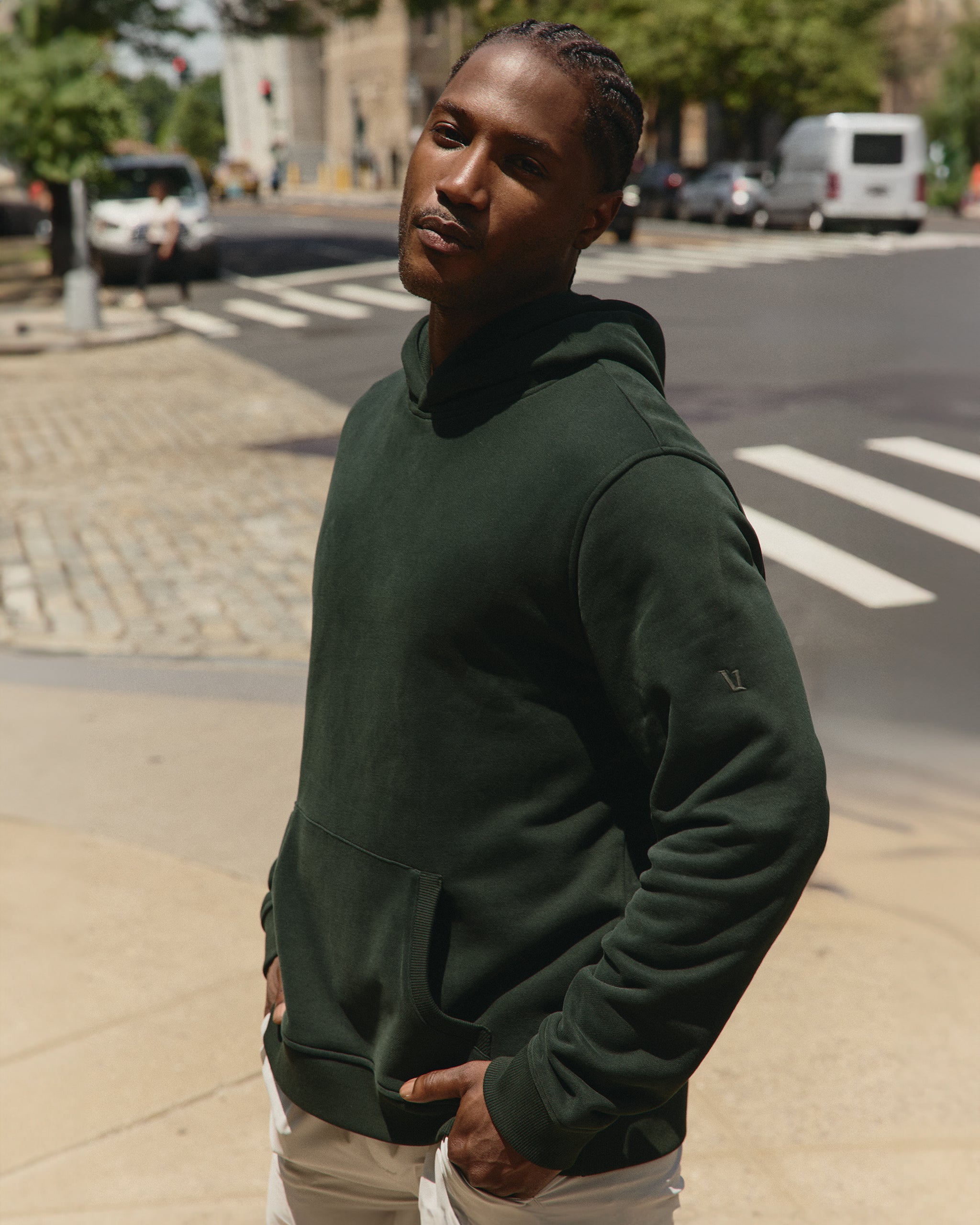 Seaside Pullover Hoodie | Evergreen