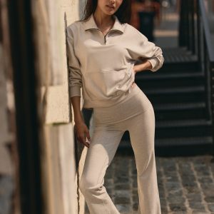 Granite Half Zip | Oatmeal Heather