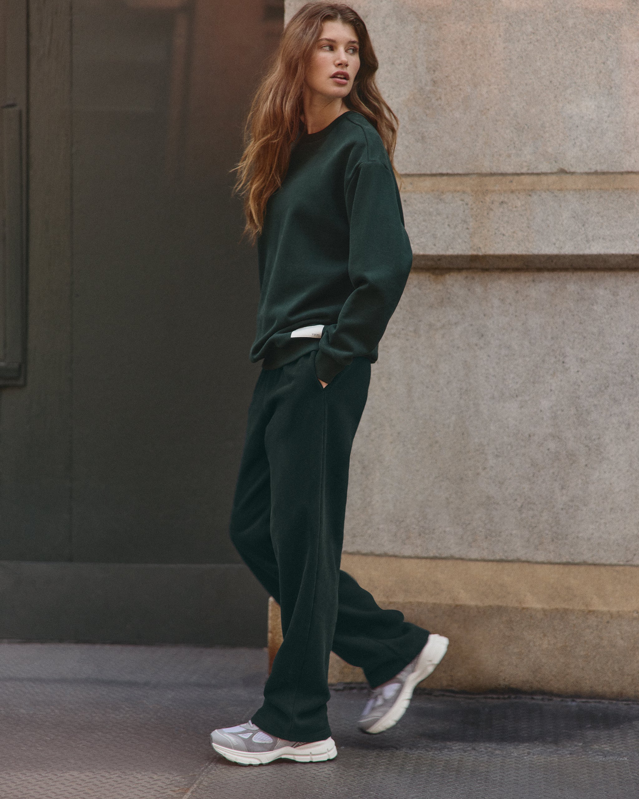 Restore Straight Leg Sweatpant | Evergreen