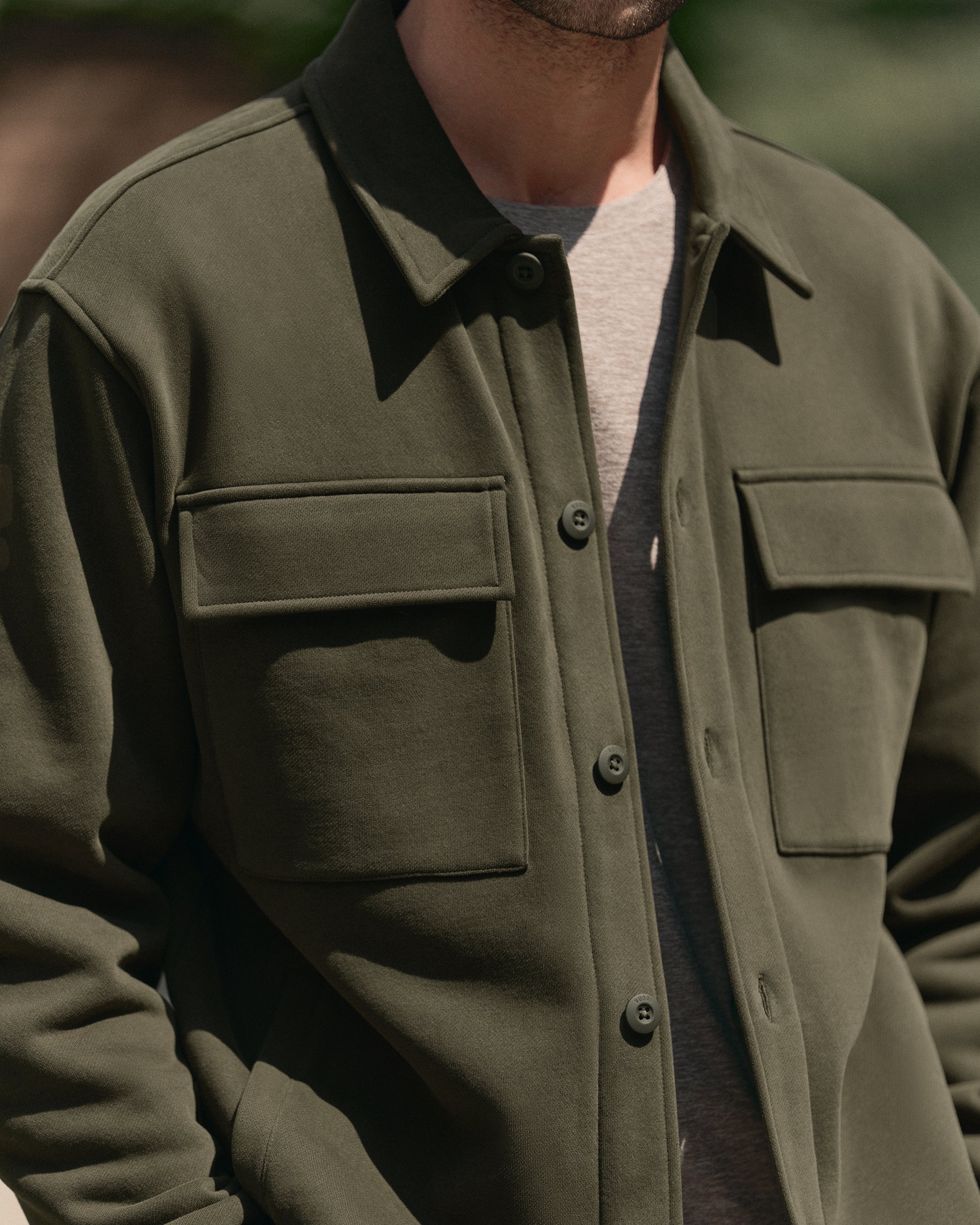 Seaside Shirt Jacket | Olive