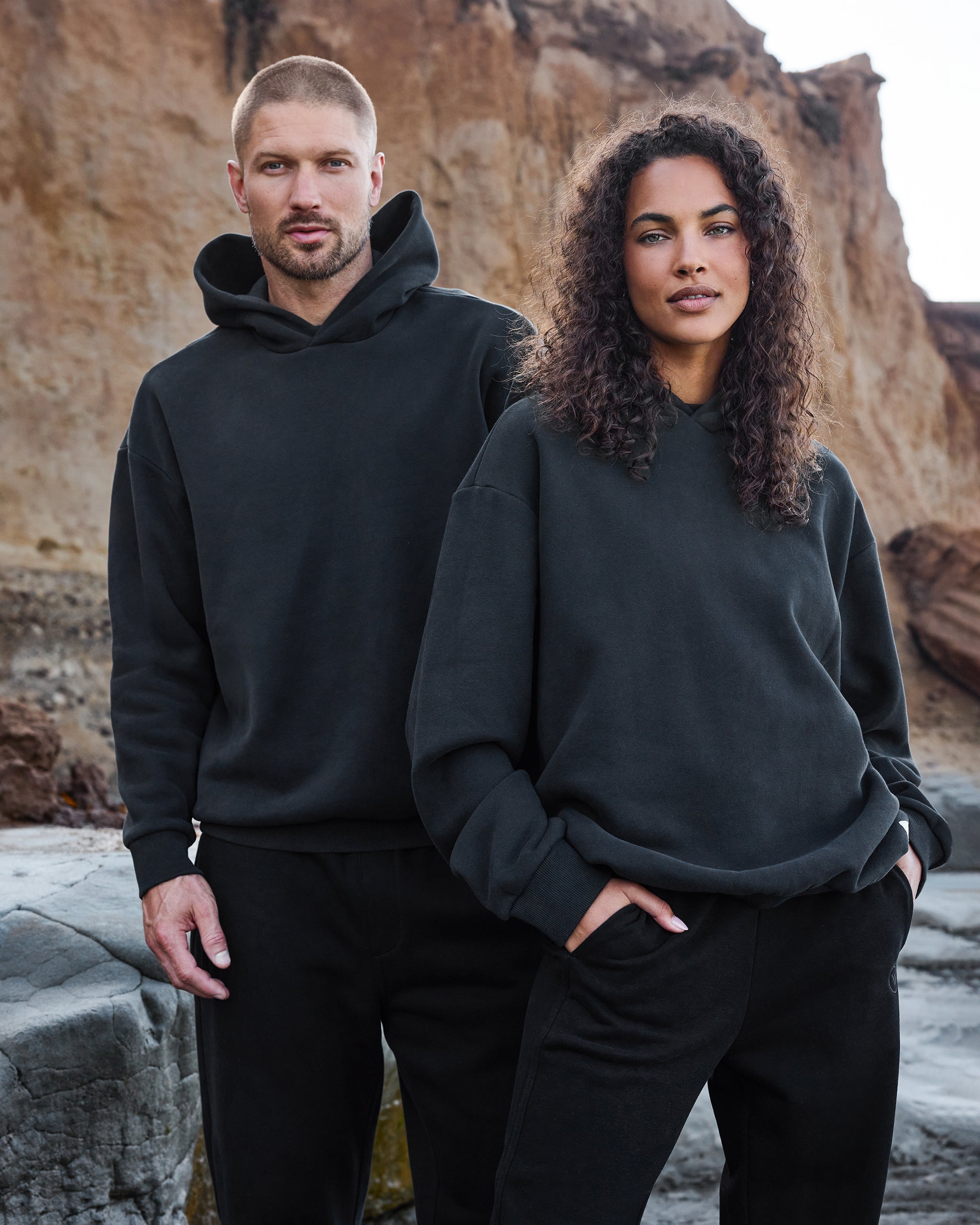 Restore Oversized Hoodie | Washed Black - Image 2