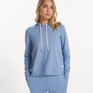 Halo Essential Hoodie | Isle Blue Heather