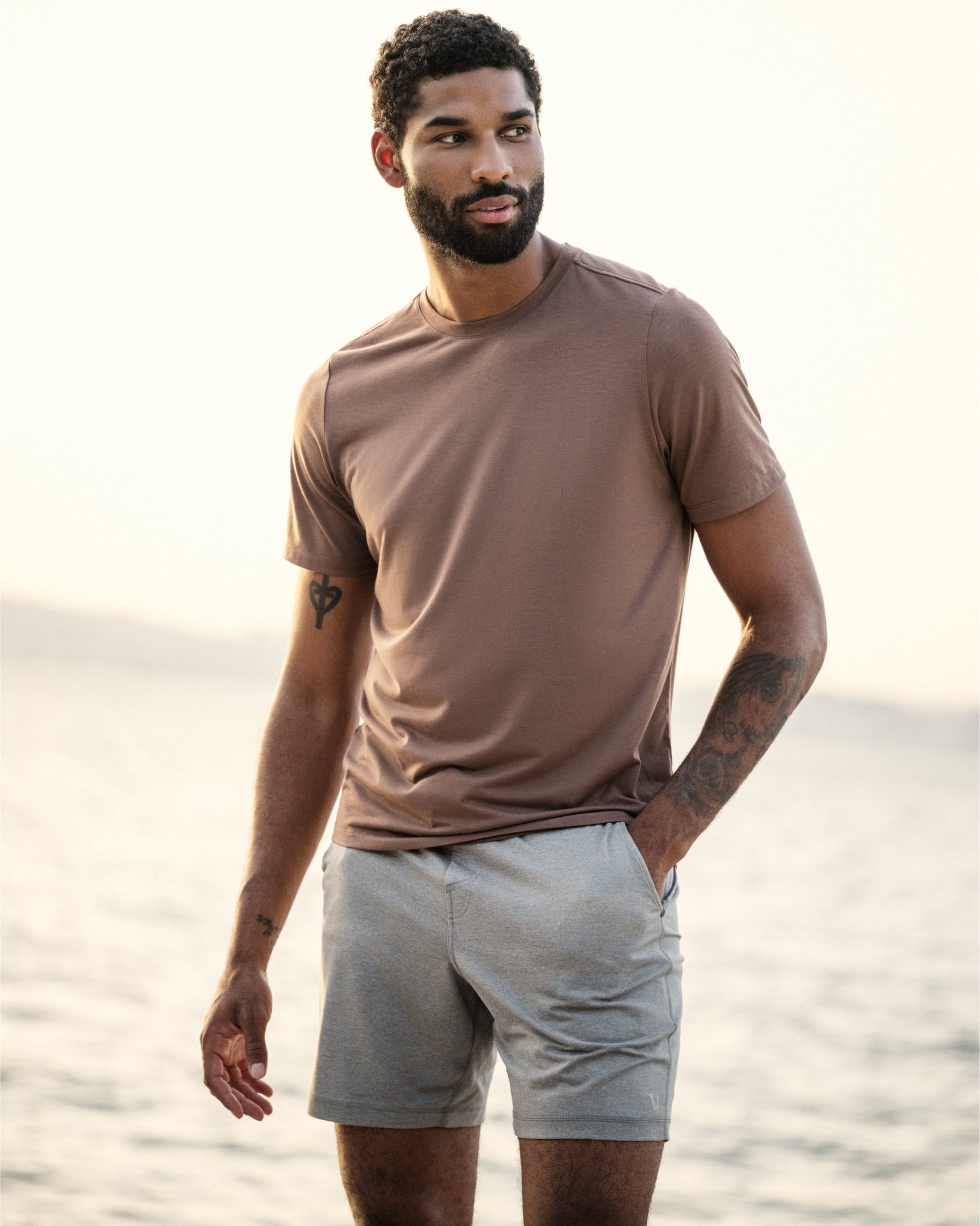 Ponto Performance Short 7 | Driftwood Heather - Image 5