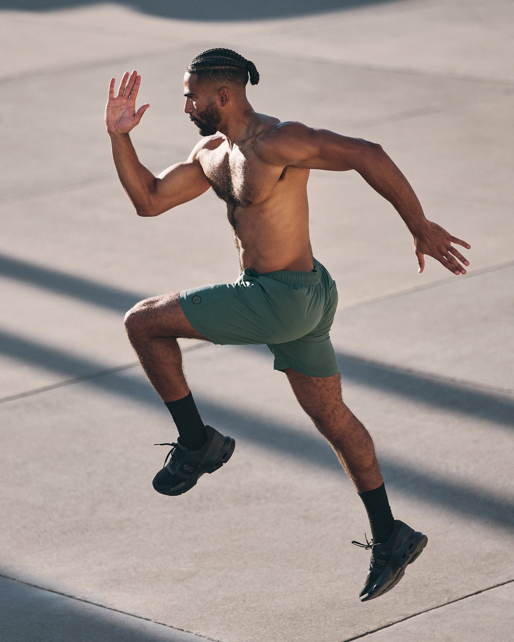 Kore Short Lined 7 | Agate Green Tonal