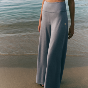 Halo Easy Wideleg Pant | Coastal Fog Heather