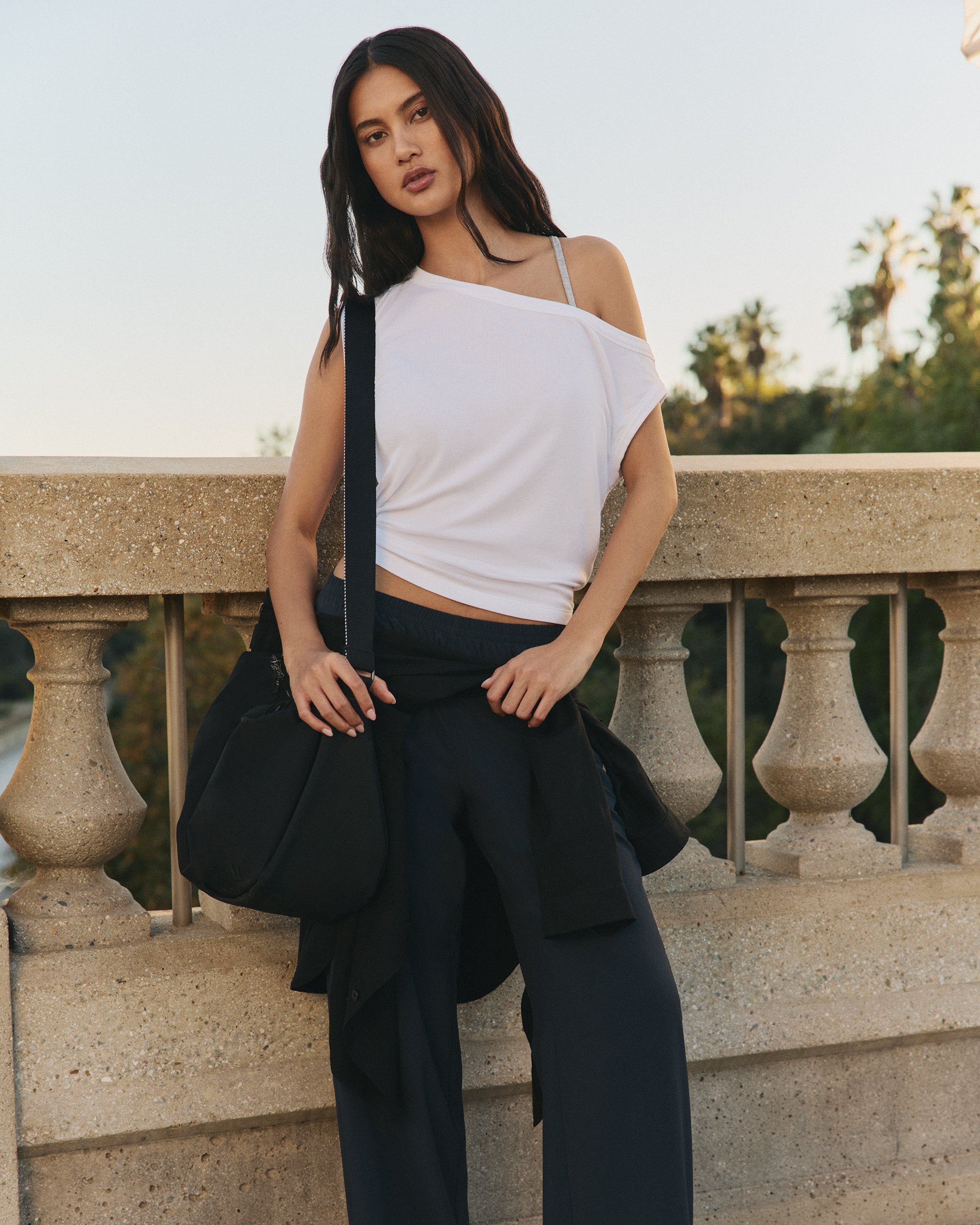 Cove Asymmetric Top | White