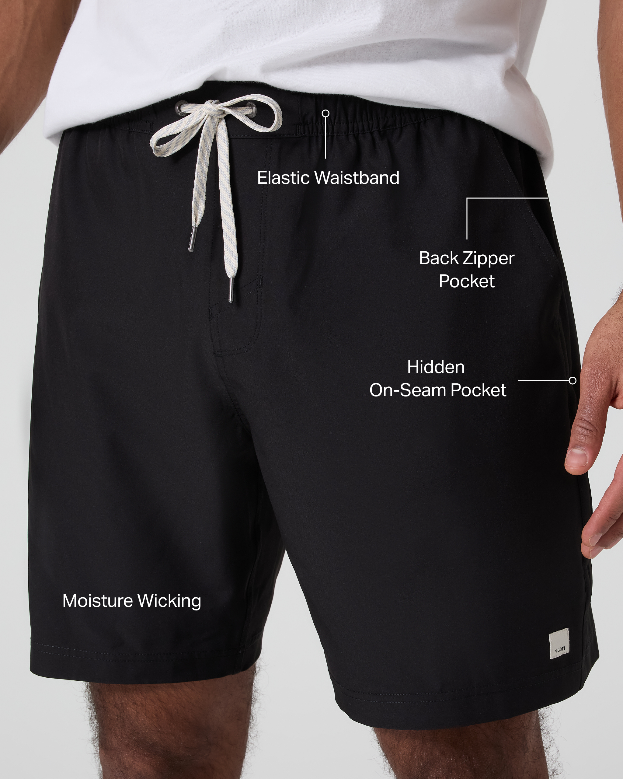 Banks Session Short Unlined 7 | Black - Image 2