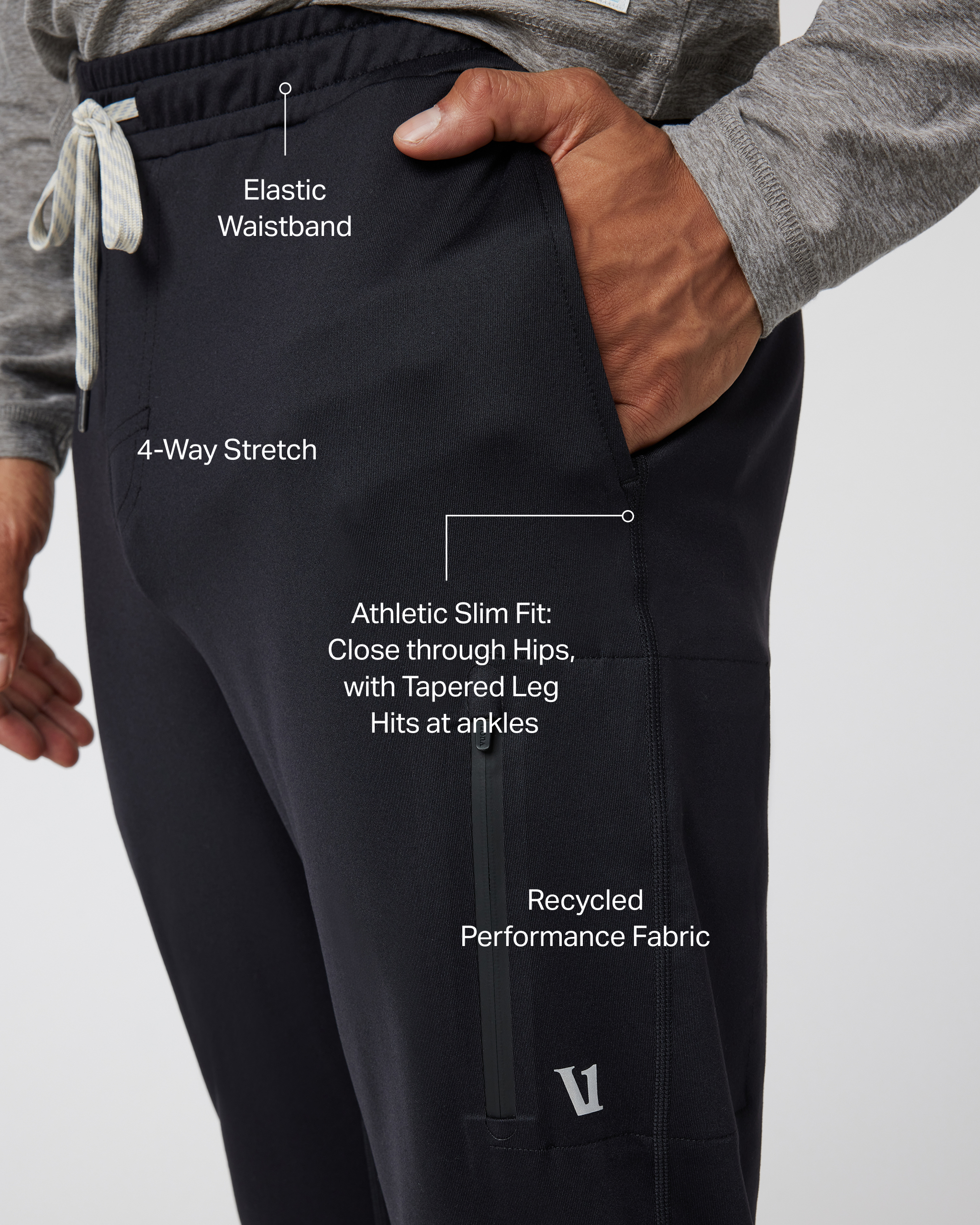Sunday Performance Jogger | Black - Image 2