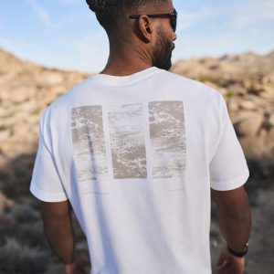 Short Sleeve Heavyweight Cotton Graphic Tee | White