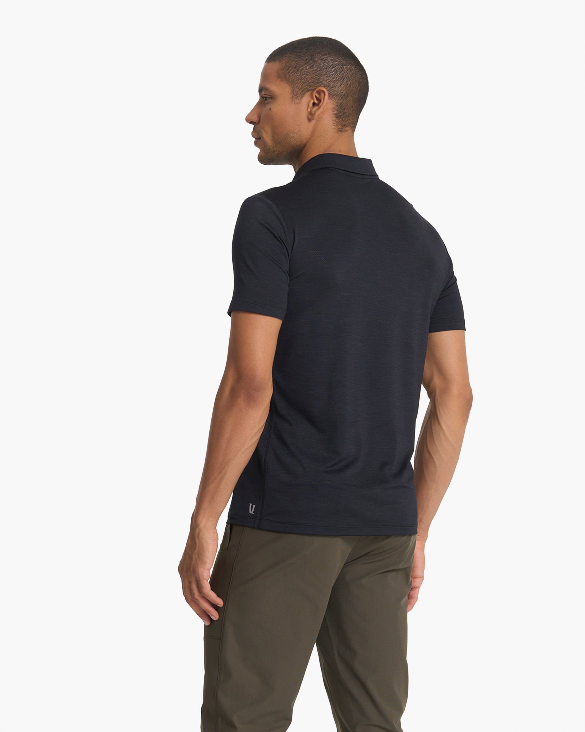 Zephyr Polo | Black Heather - Image 3