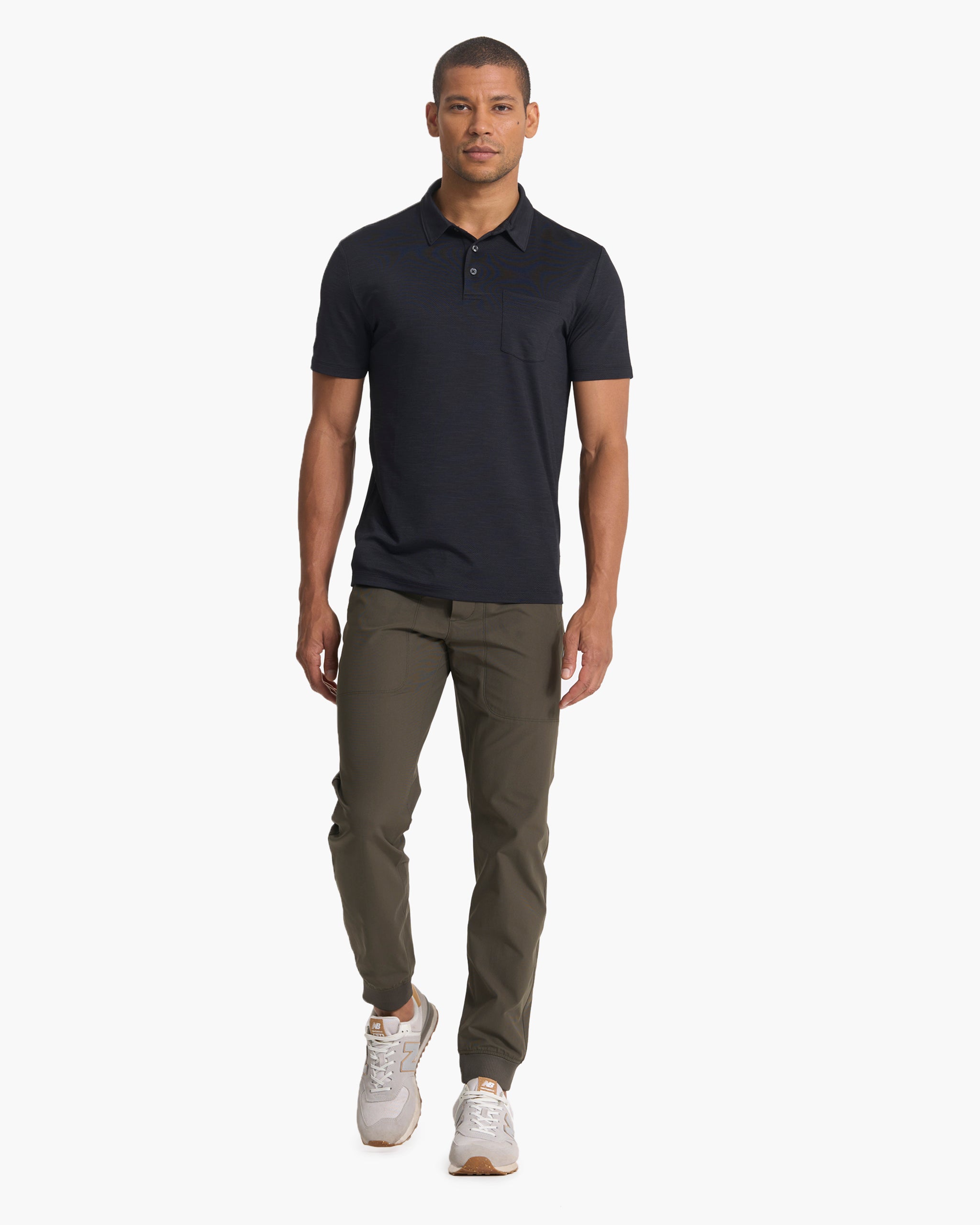 Zephyr Polo | Black Heather - Image 4