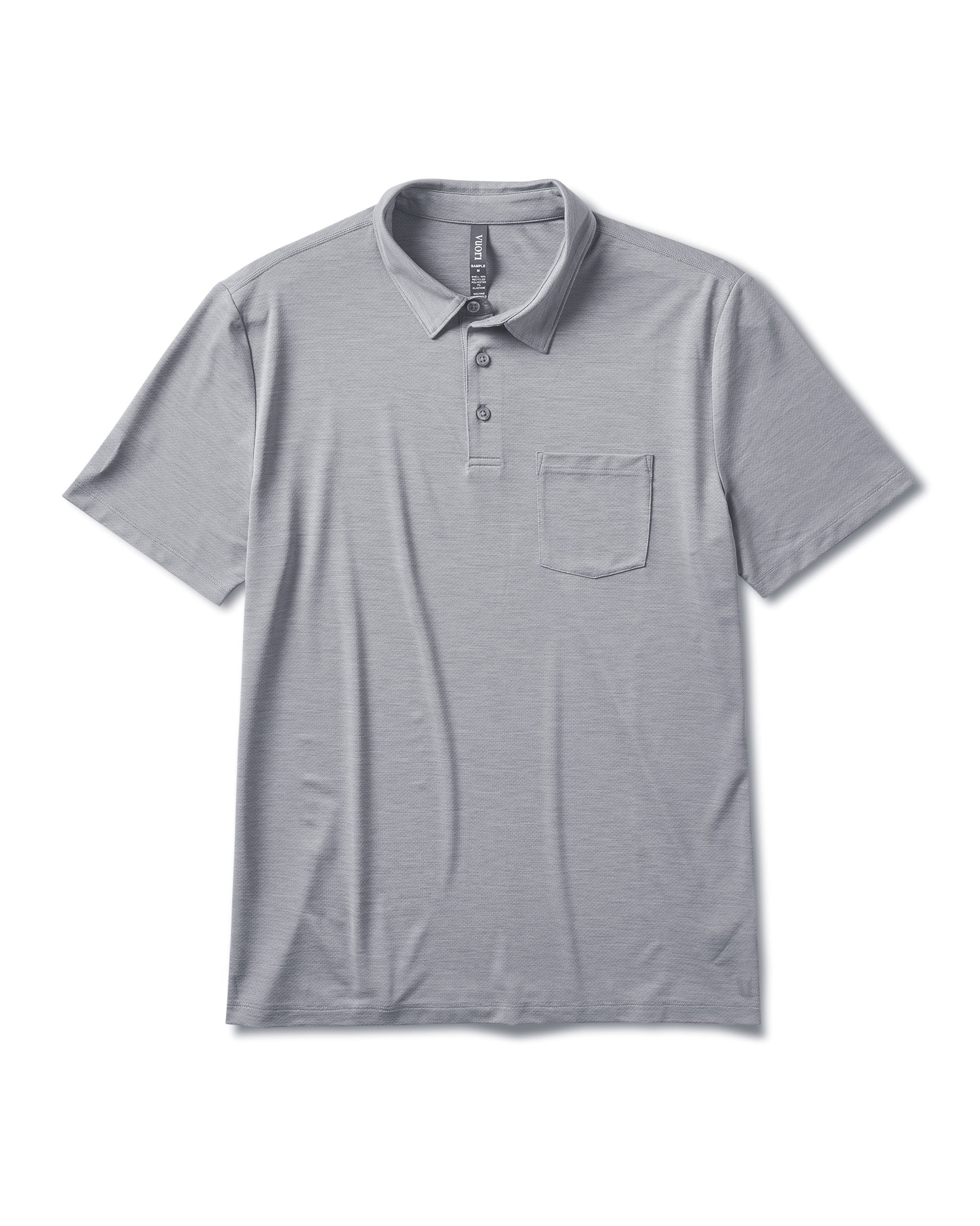 Zephyr Polo | Heather Grey - Image 6