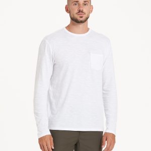 Long-Sleeve Rise Tee | White