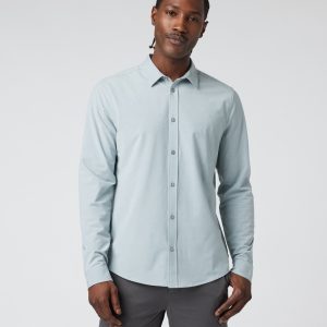 Long Sleeve Bridge Button Down | Chalk Blue