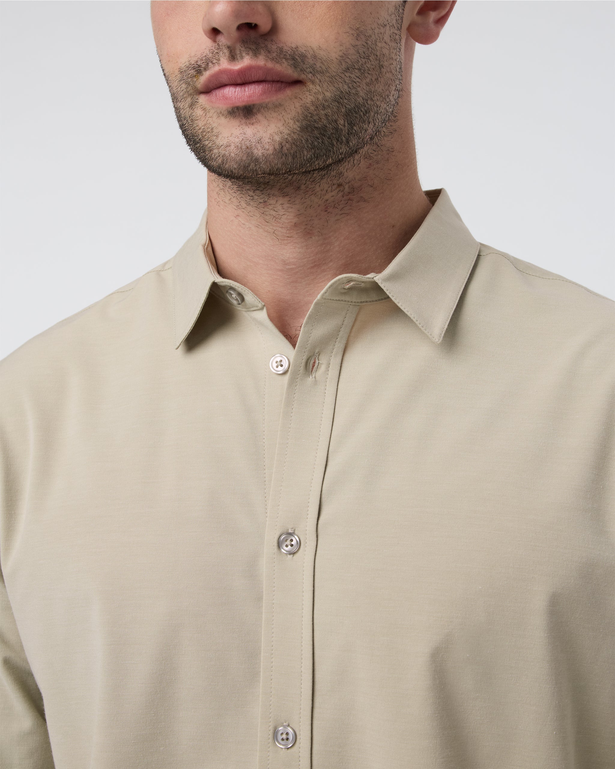 Long Sleeve Bridge Button Down | Winter Pear - Image 2