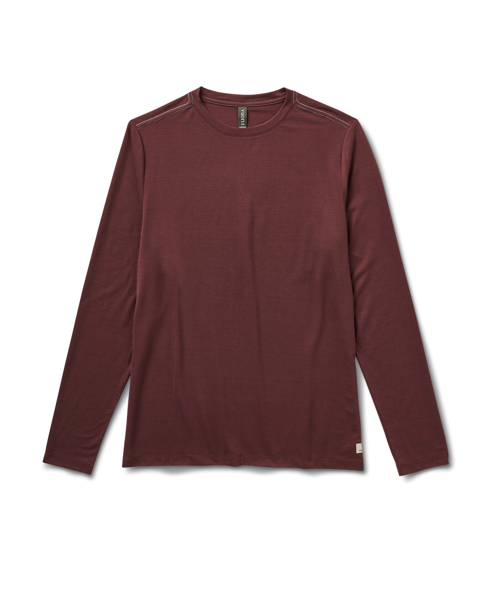 Long Sleeve Current Tech Tee | Chestnut - Image 5