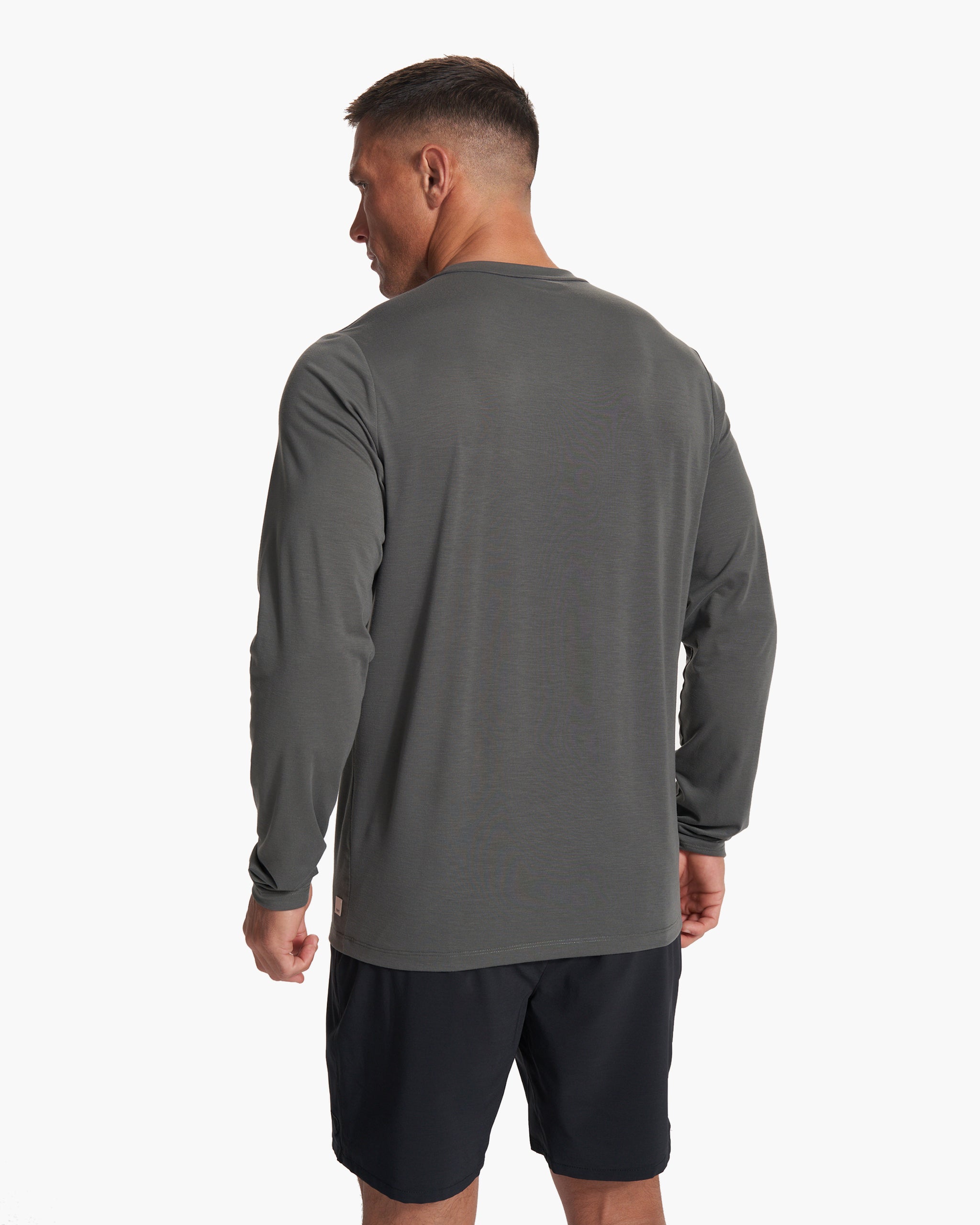 Long Sleeve Current Tech Tee | Shale - Image 3