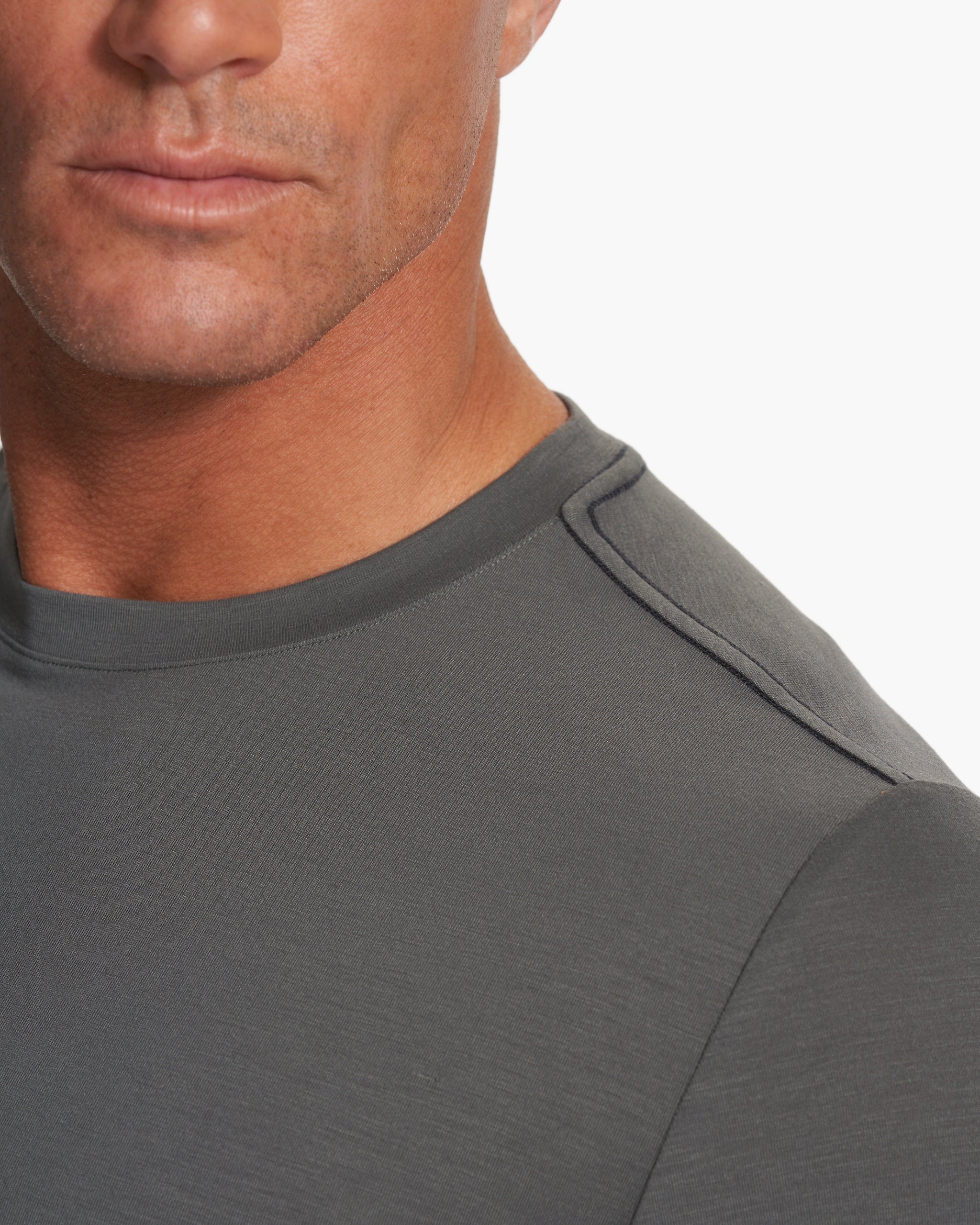 Long Sleeve Current Tech Tee | Shale - Image 2