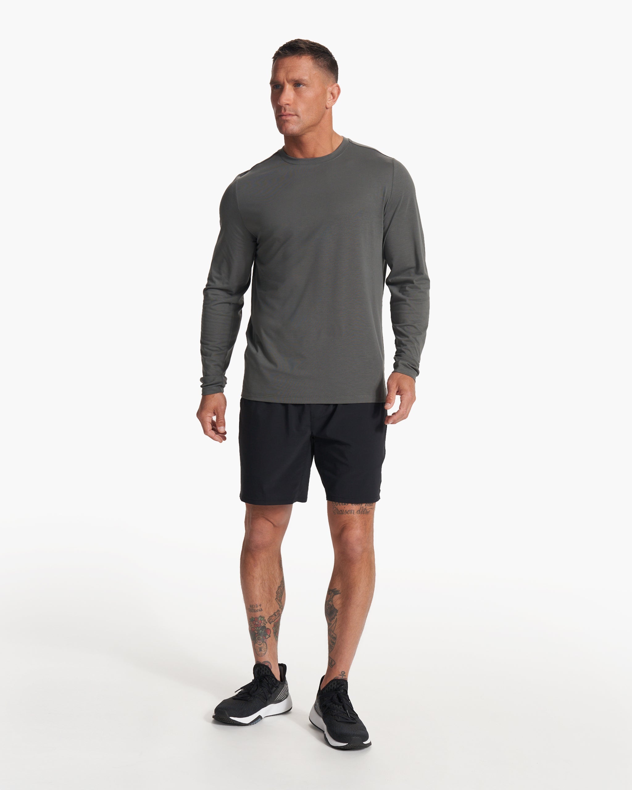 Long Sleeve Current Tech Tee | Shale - Image 4