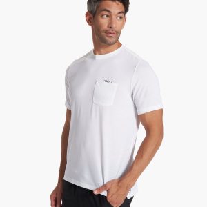 Current Pocket Tee | White