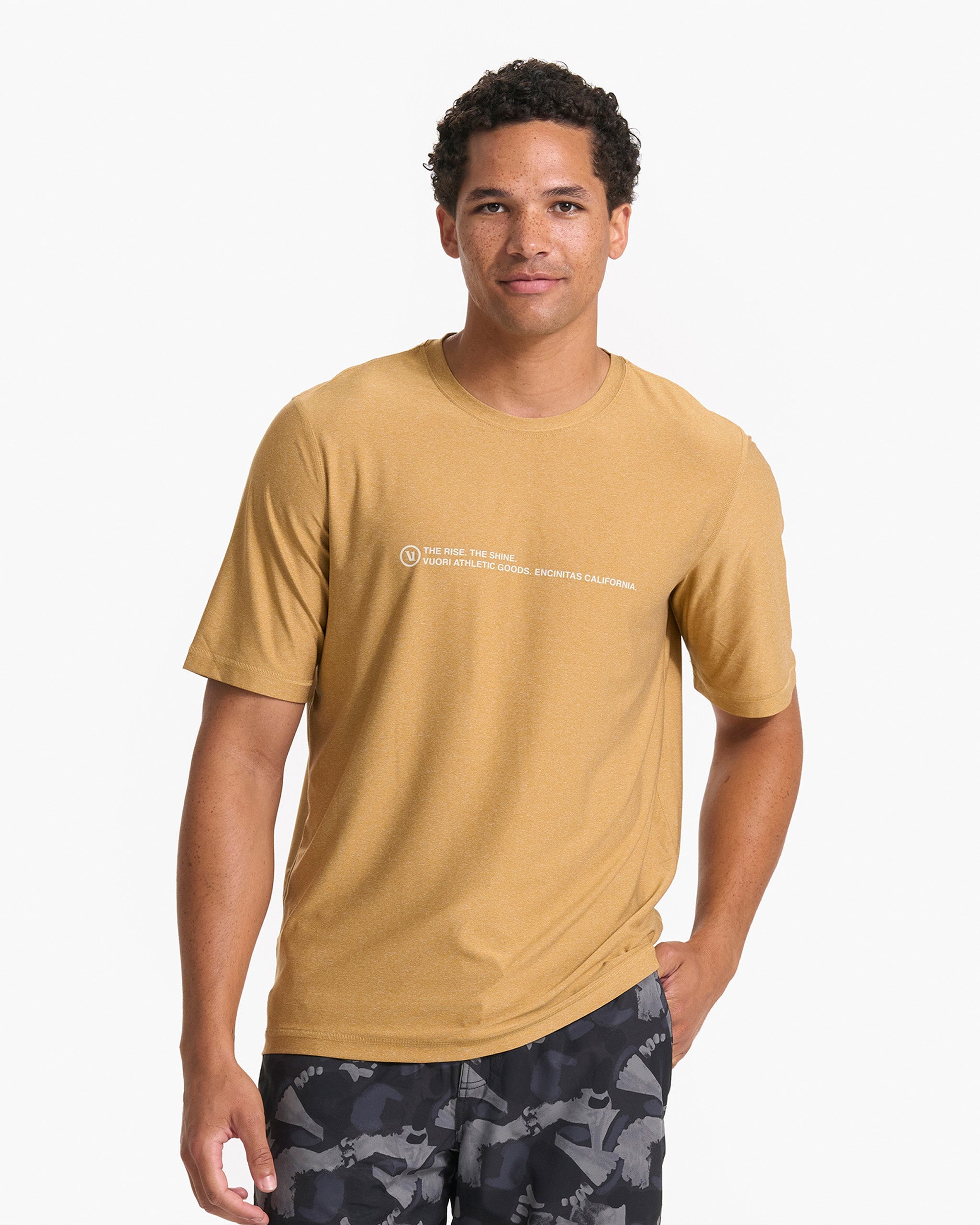 Short Sleeve Uluwatu 23 Water Tee | Dark Golden Heather