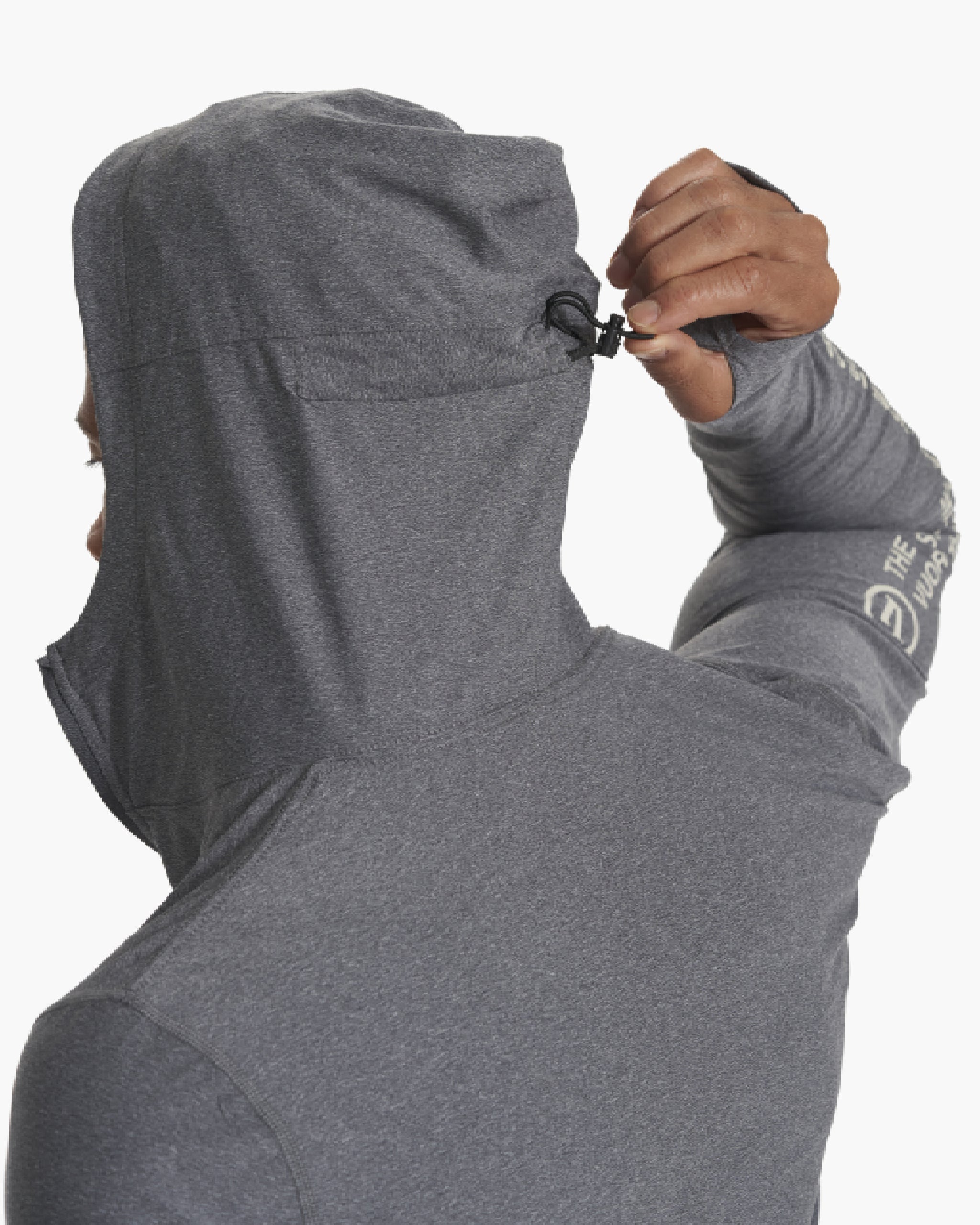Uluwatu 23 Water Hoodie | Charcoal Heather - Image 2