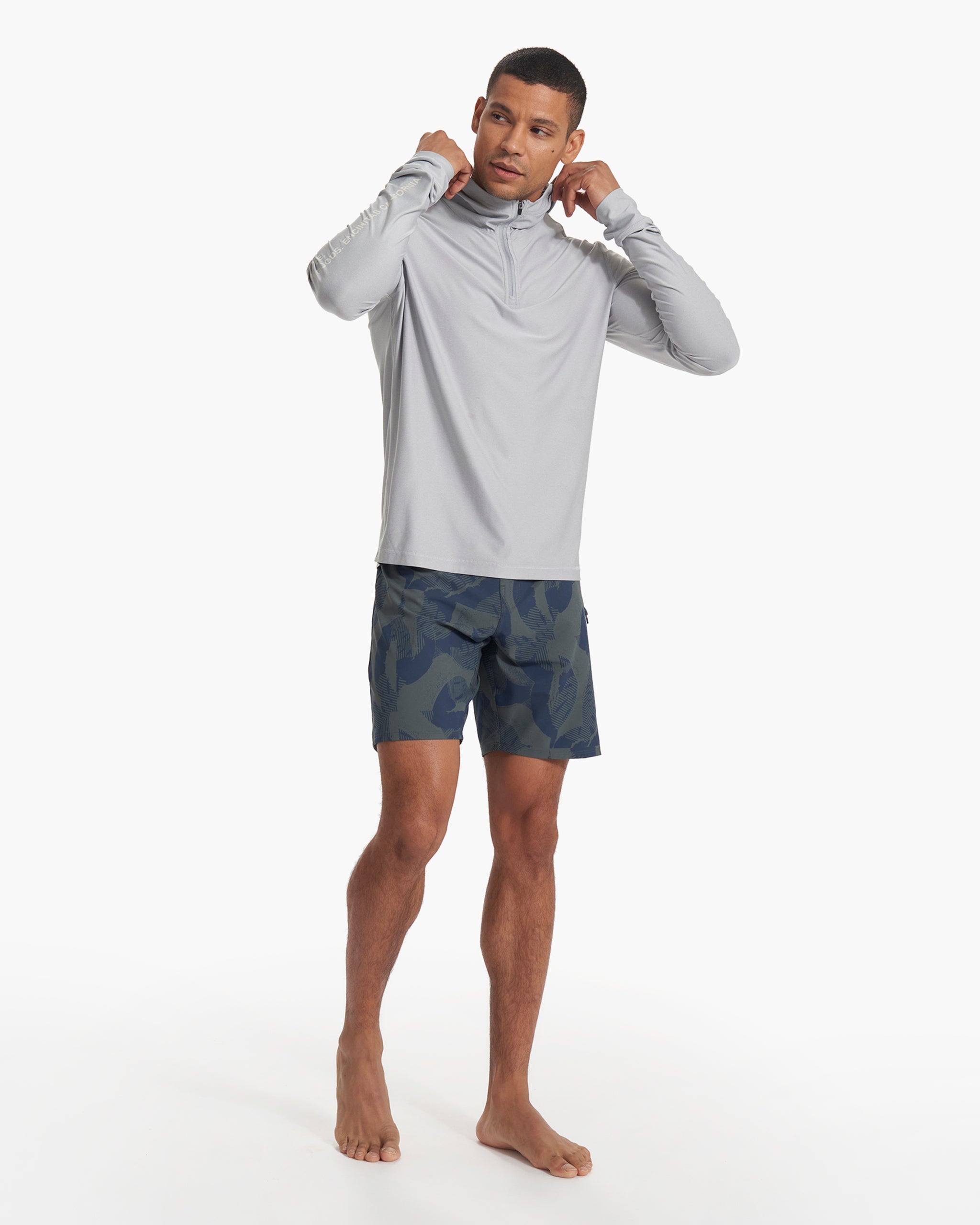 Uluwatu 23 Water Hoodie | Platinum Heather - Image 4