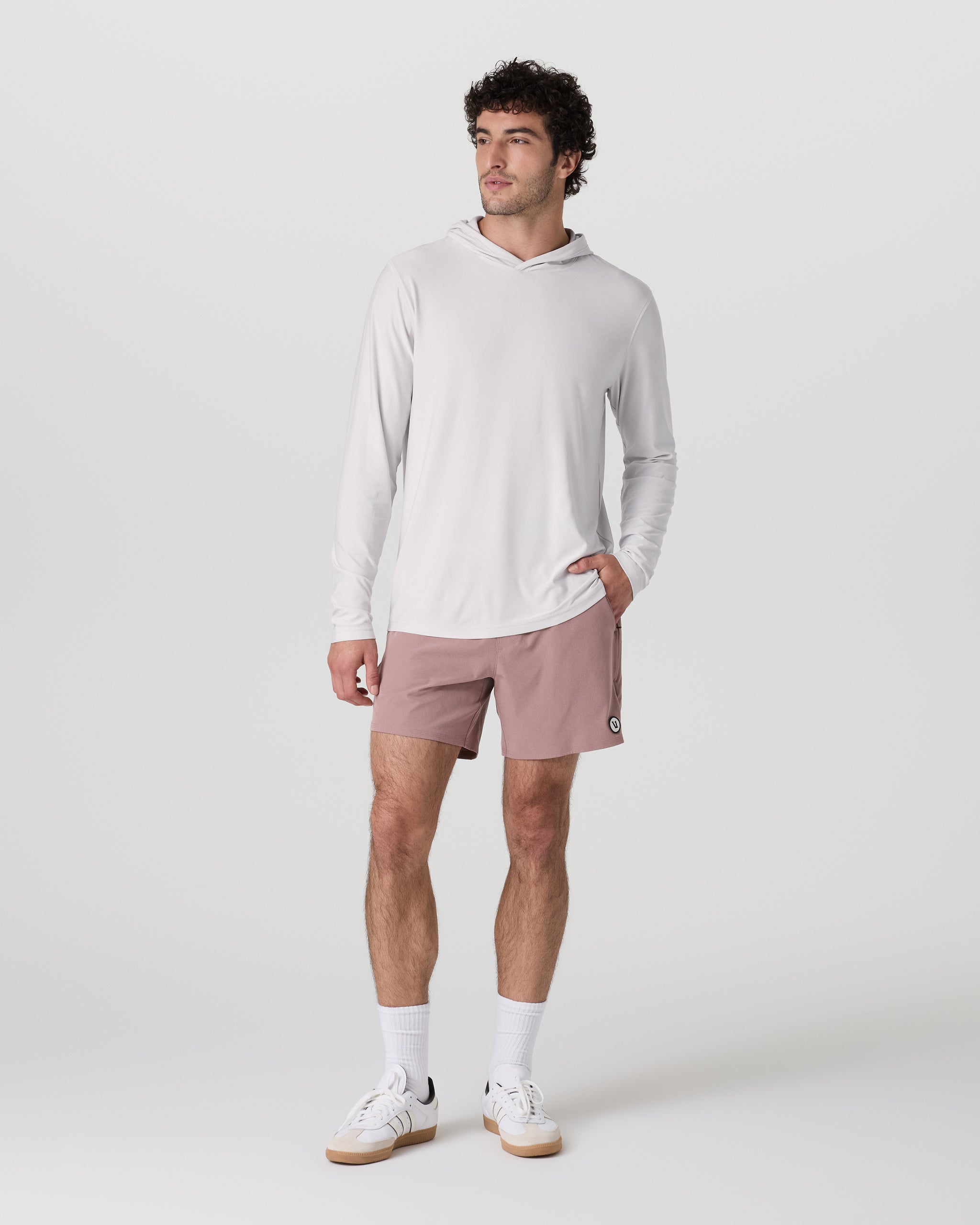 Strato Tech Hoodie | Frost Grey Heather - Image 5