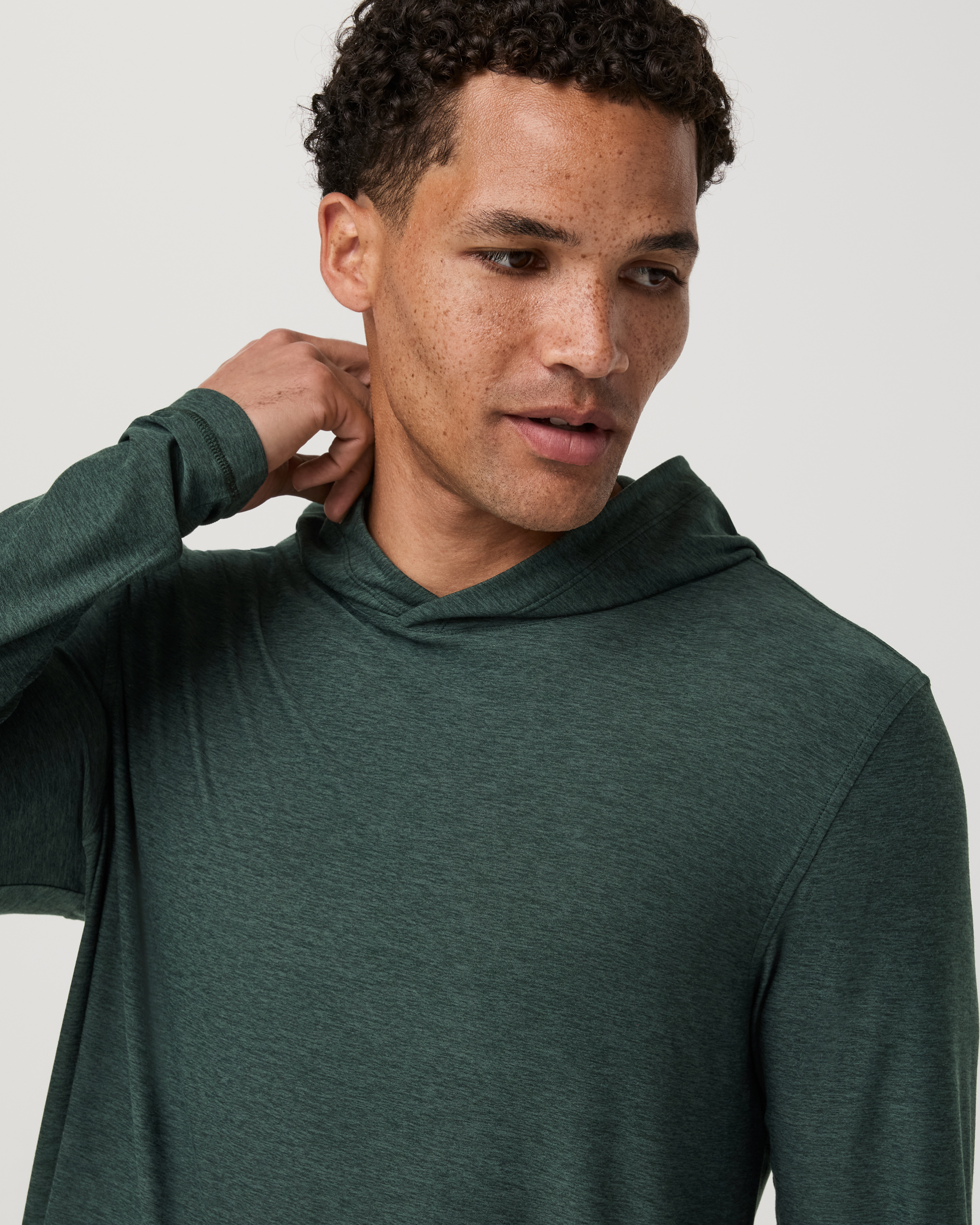 Strato Tech Hoodie | Hemlock Heather - Image 2