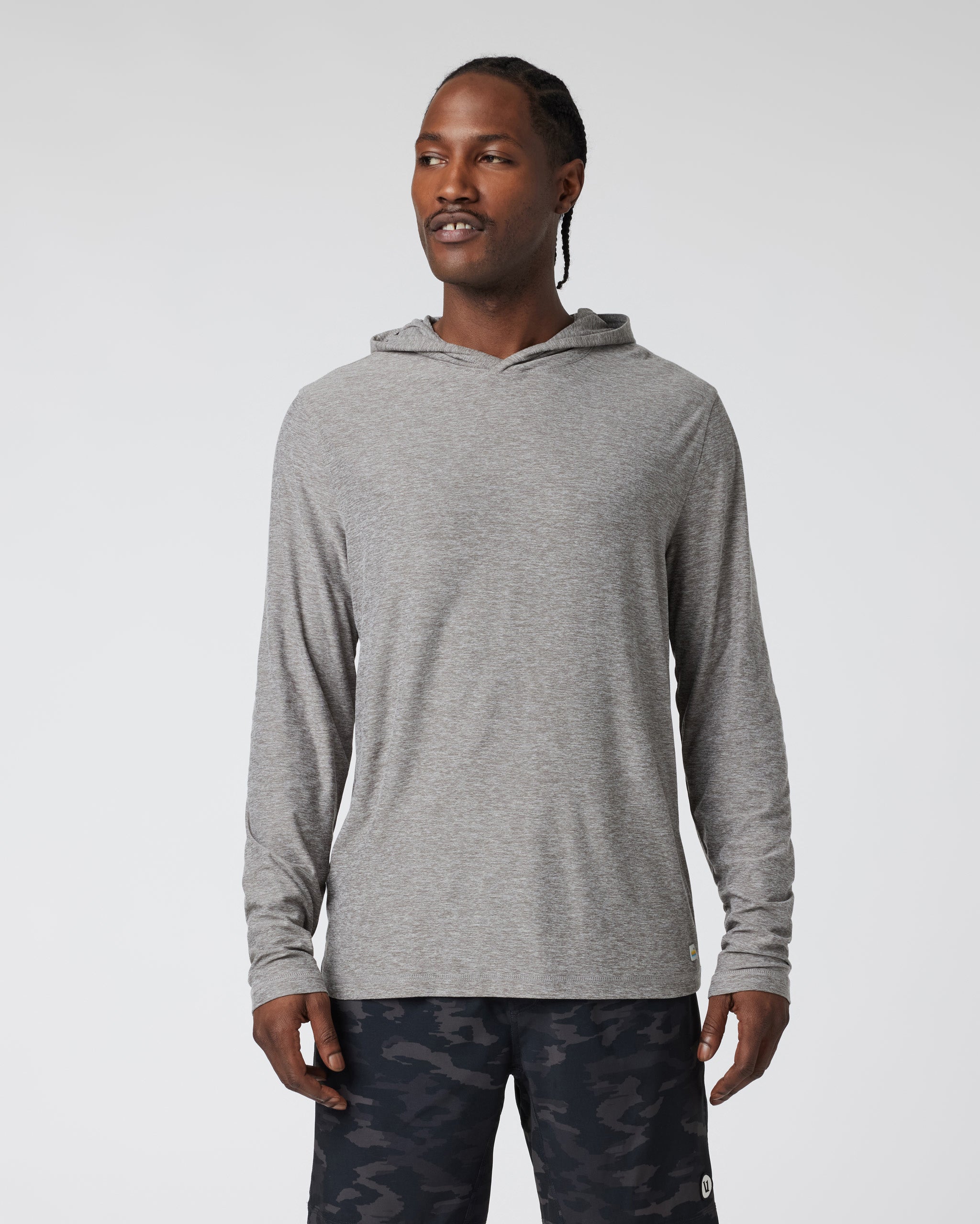 Strato Tech Hoodie | Heather Grey - Image 2