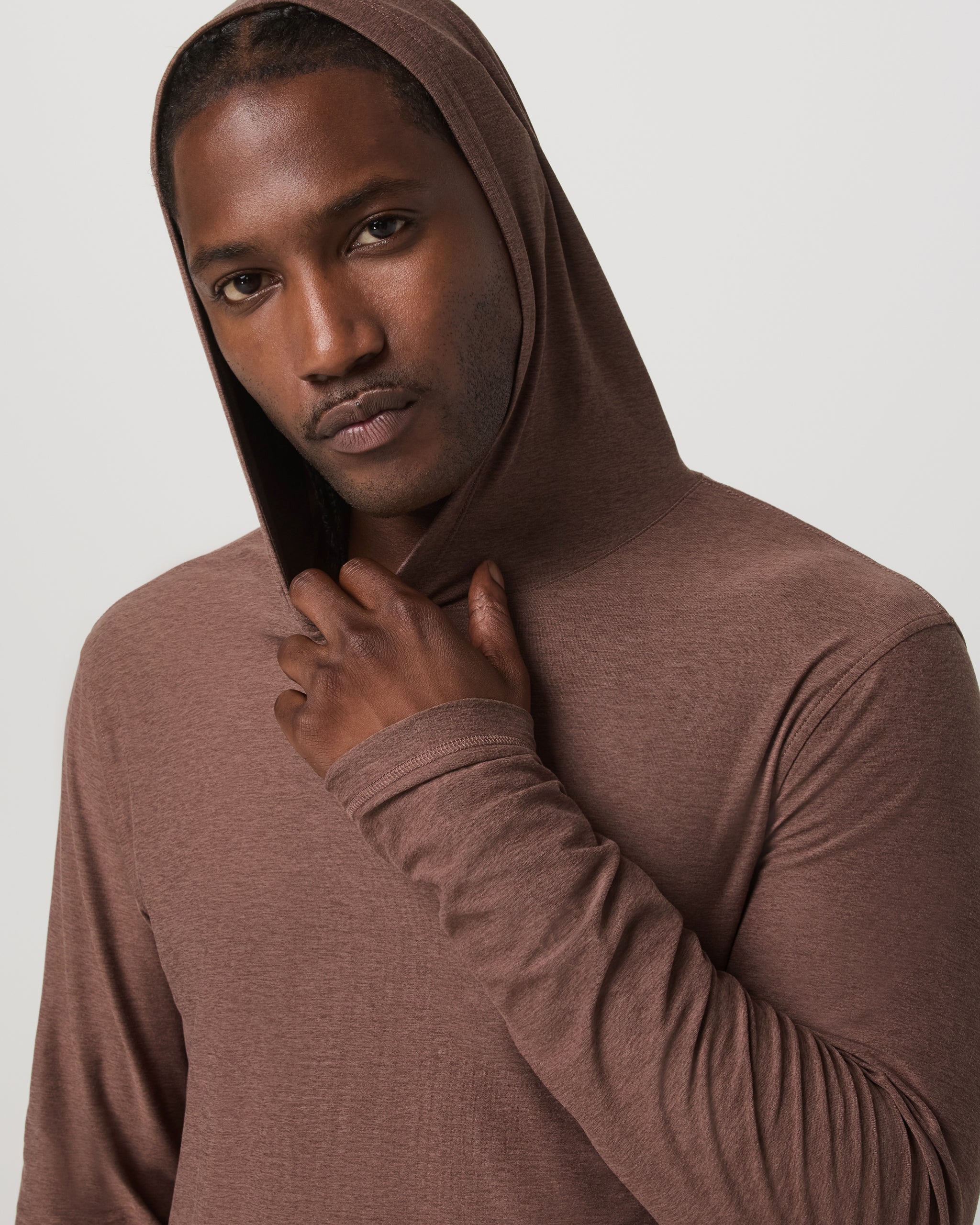 Strato Tech Hoodie | Sable Heather - Image 2