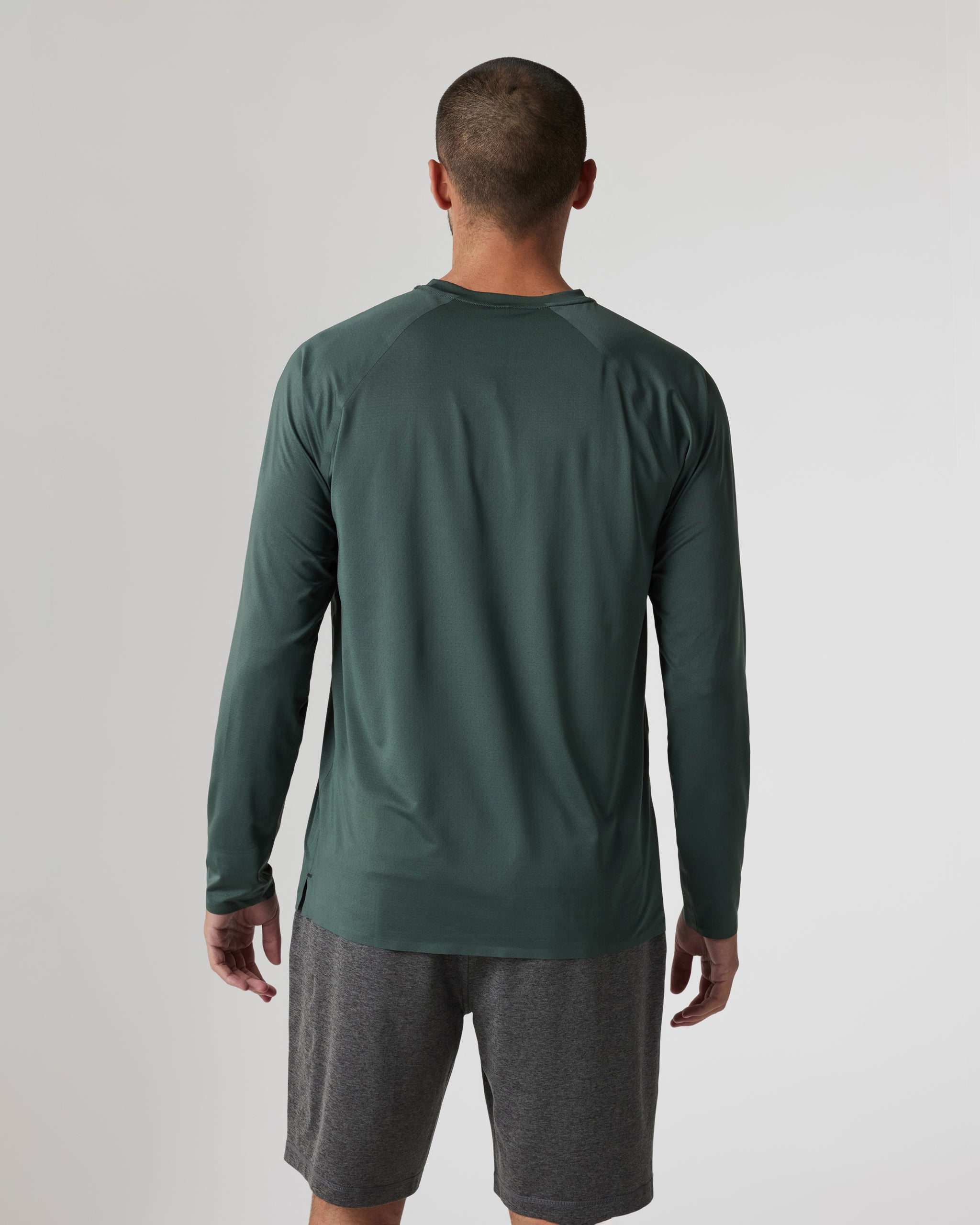 Long Sleeve Viewpoint Performance Tee | Aspen - Image 2