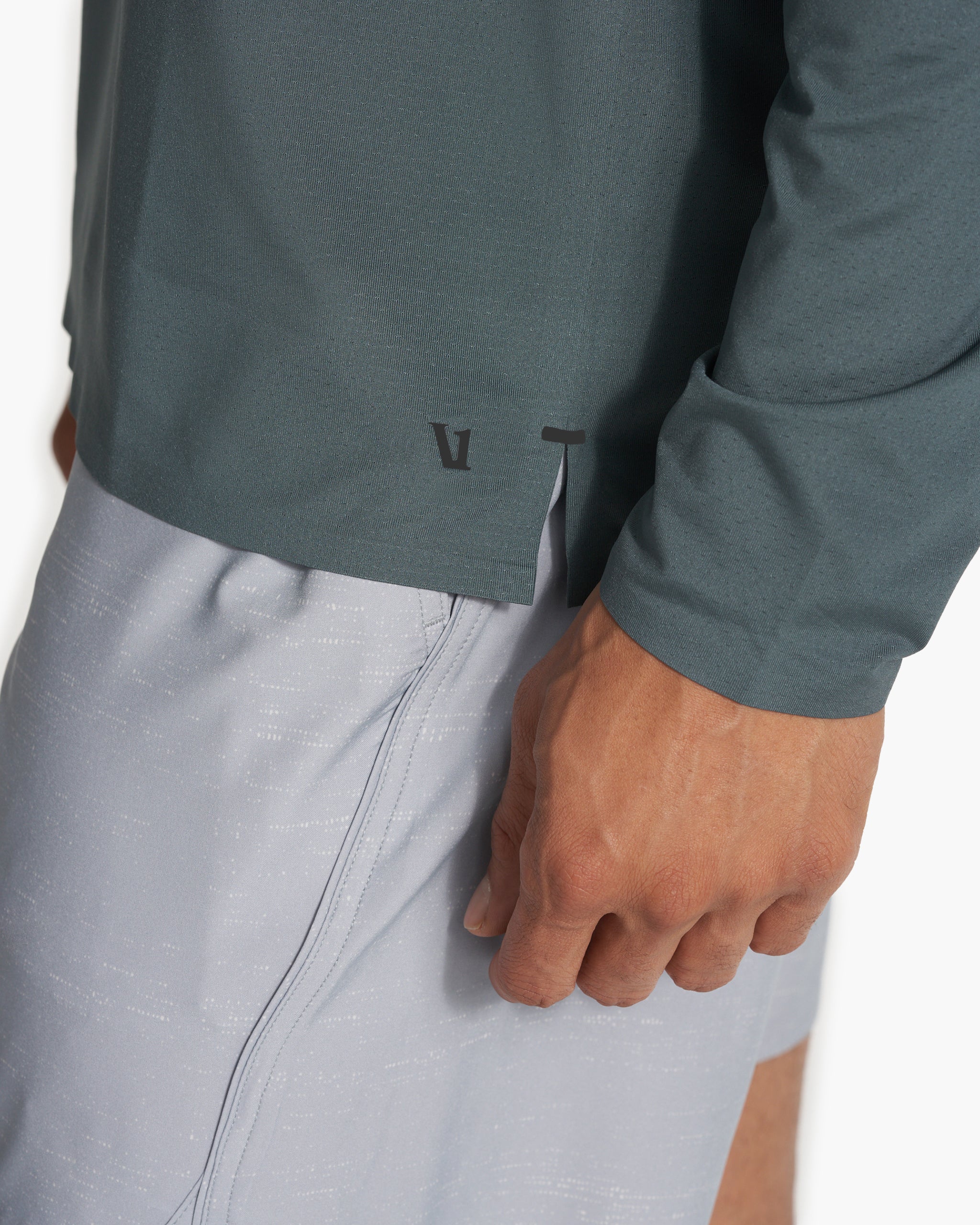 Long Sleeve Viewpoint Performance Tee | Lake - Image 5