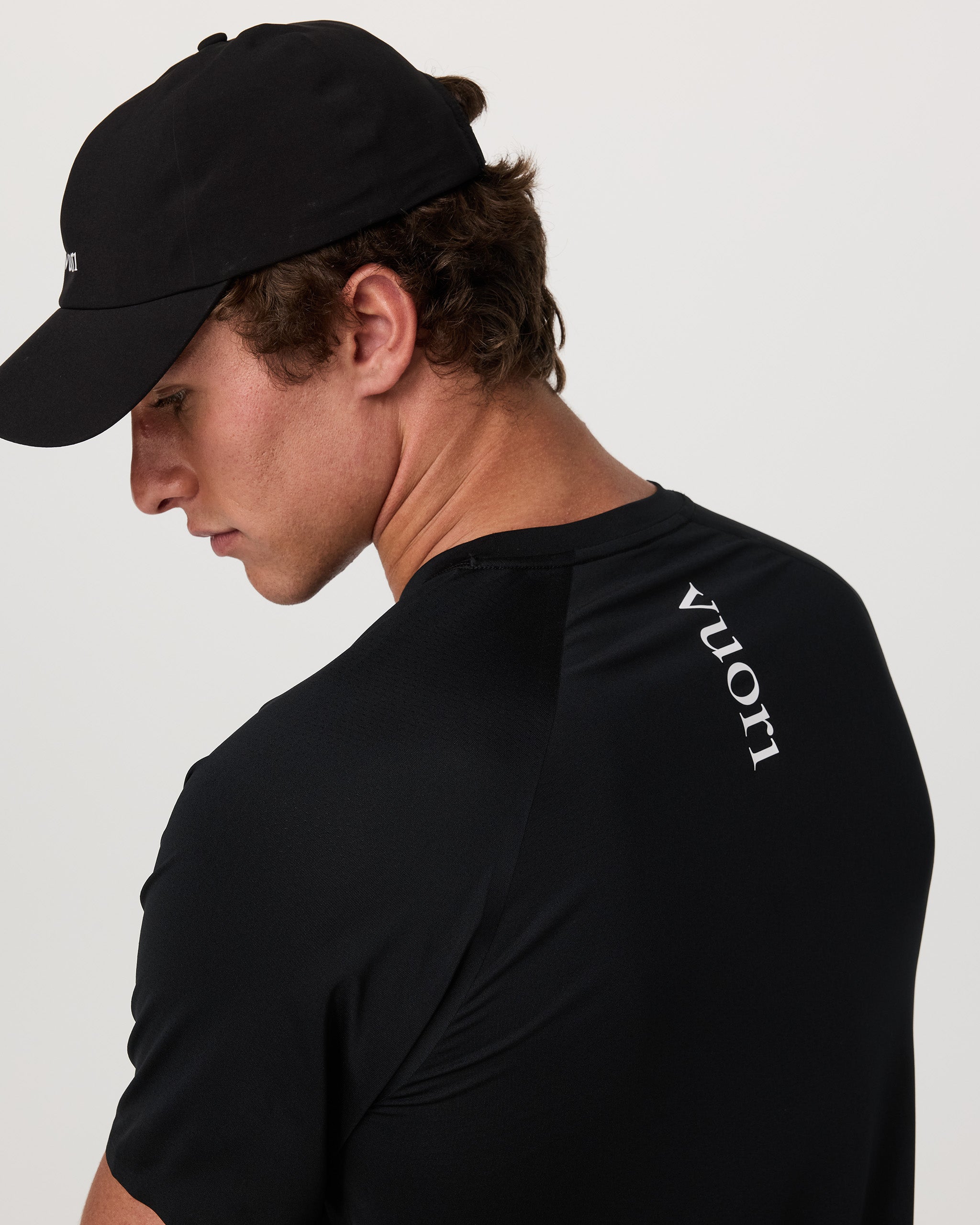 Short Sleeve Viewpoint Performance Tee | Black Logo Graphic - Image 2