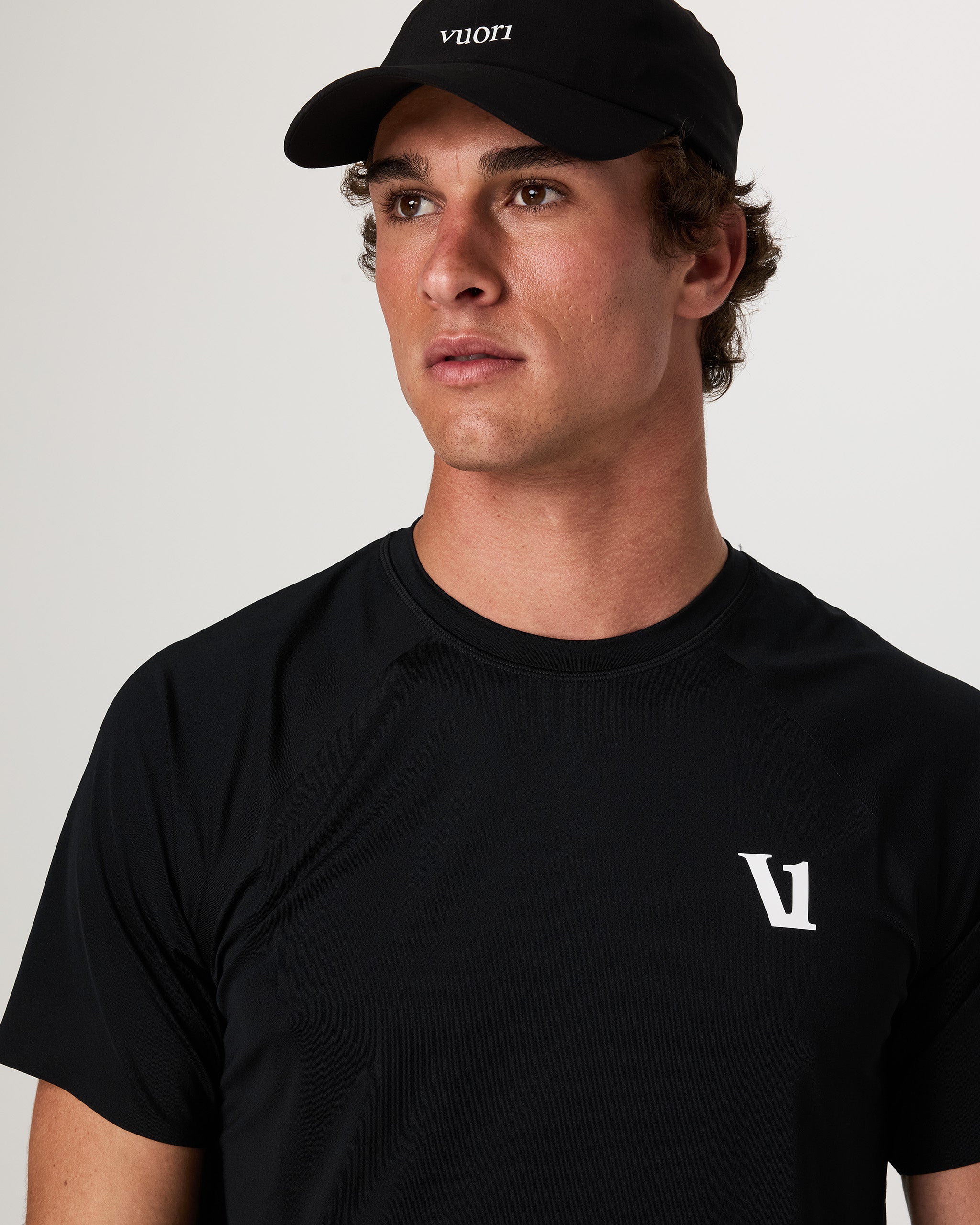 Short Sleeve Viewpoint Performance Tee | Black Logo Graphic - Image 4