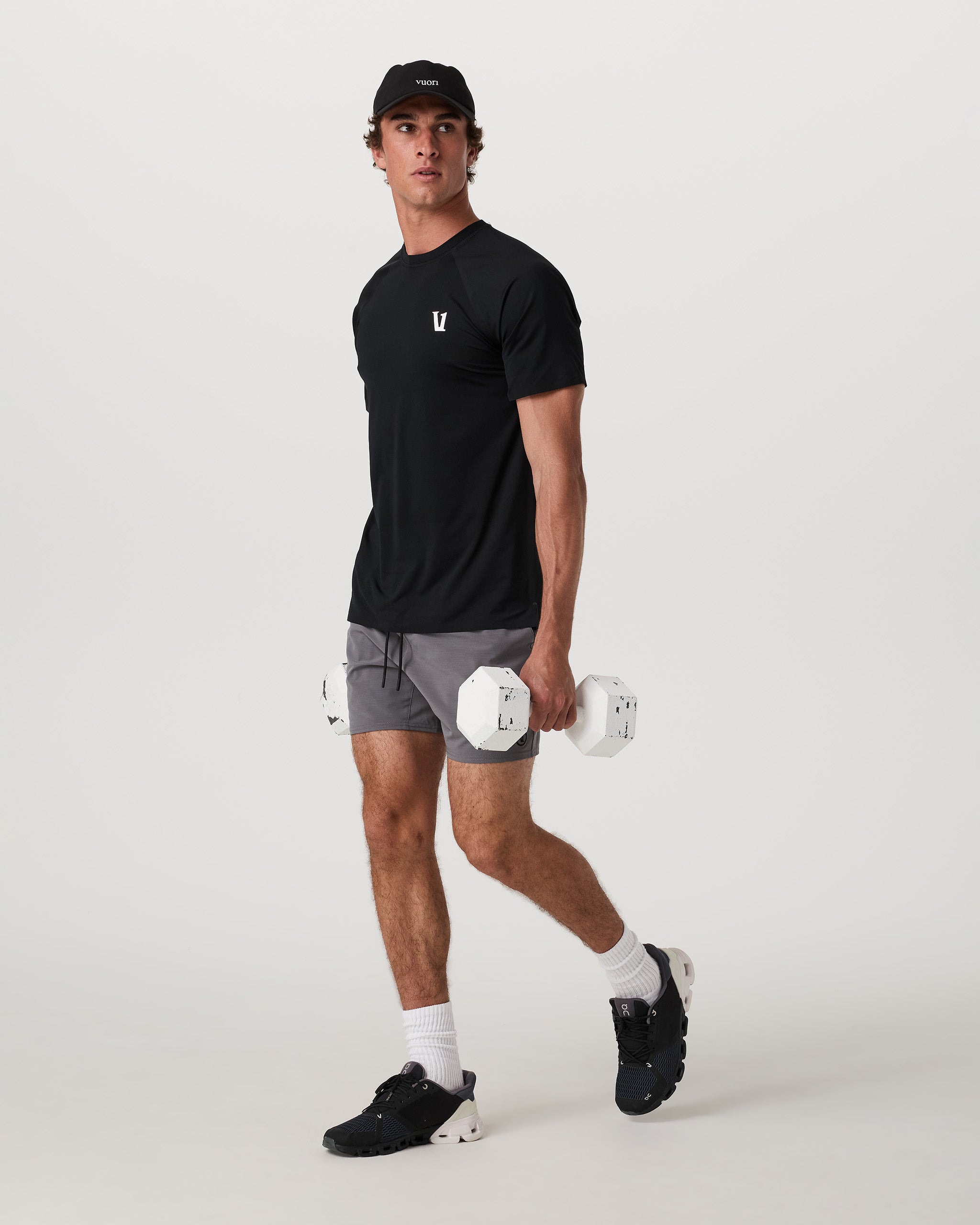 Short Sleeve Viewpoint Performance Tee | Black Logo Graphic - Image 5
