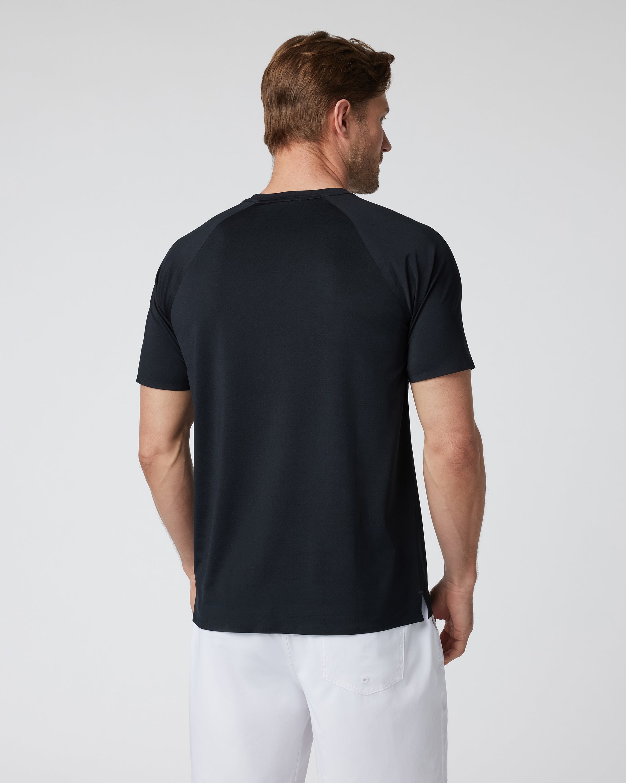 Short Sleeve Viewpoint Performance Tee | Black - Image 2