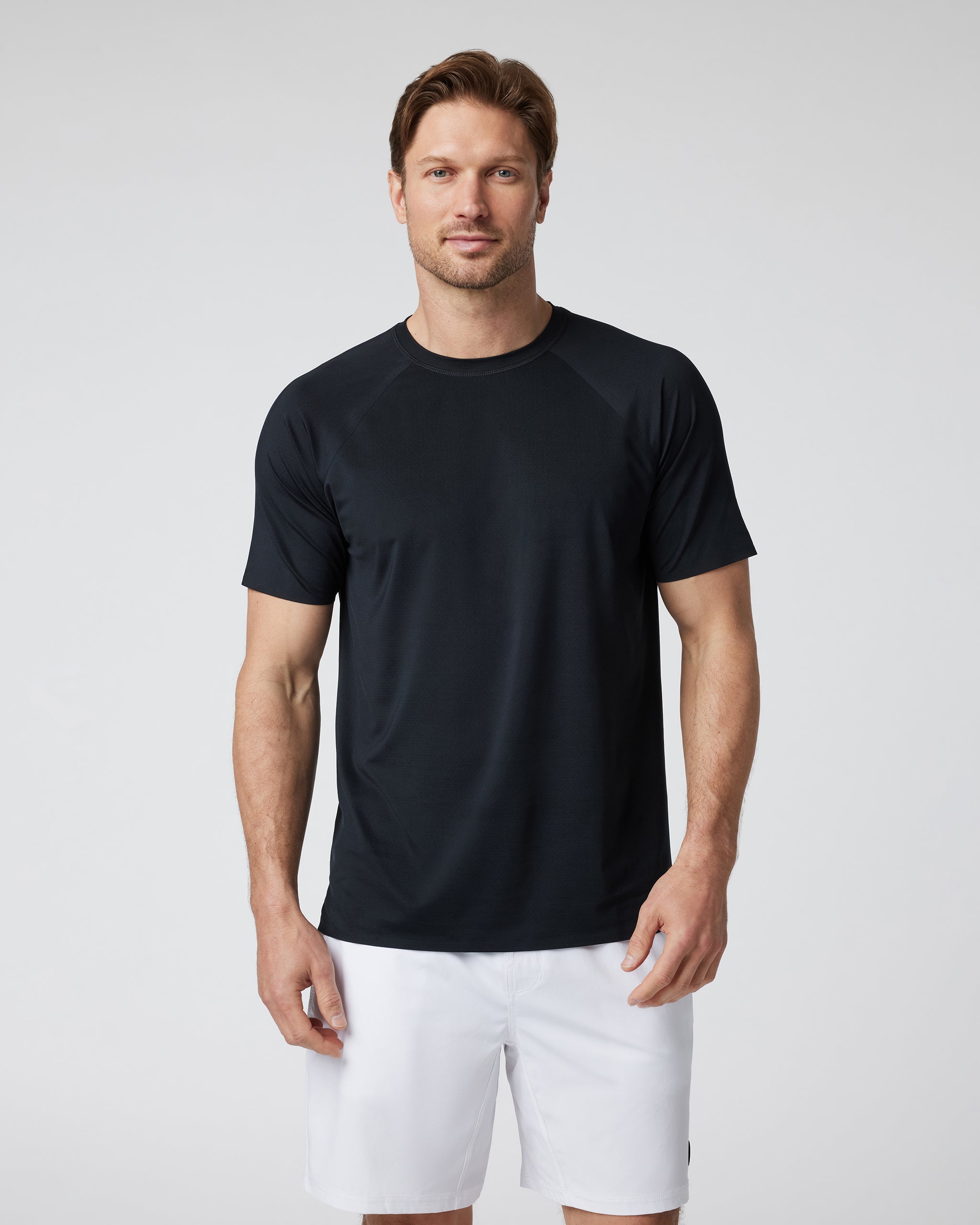 Short Sleeve Viewpoint Performance Tee | Black