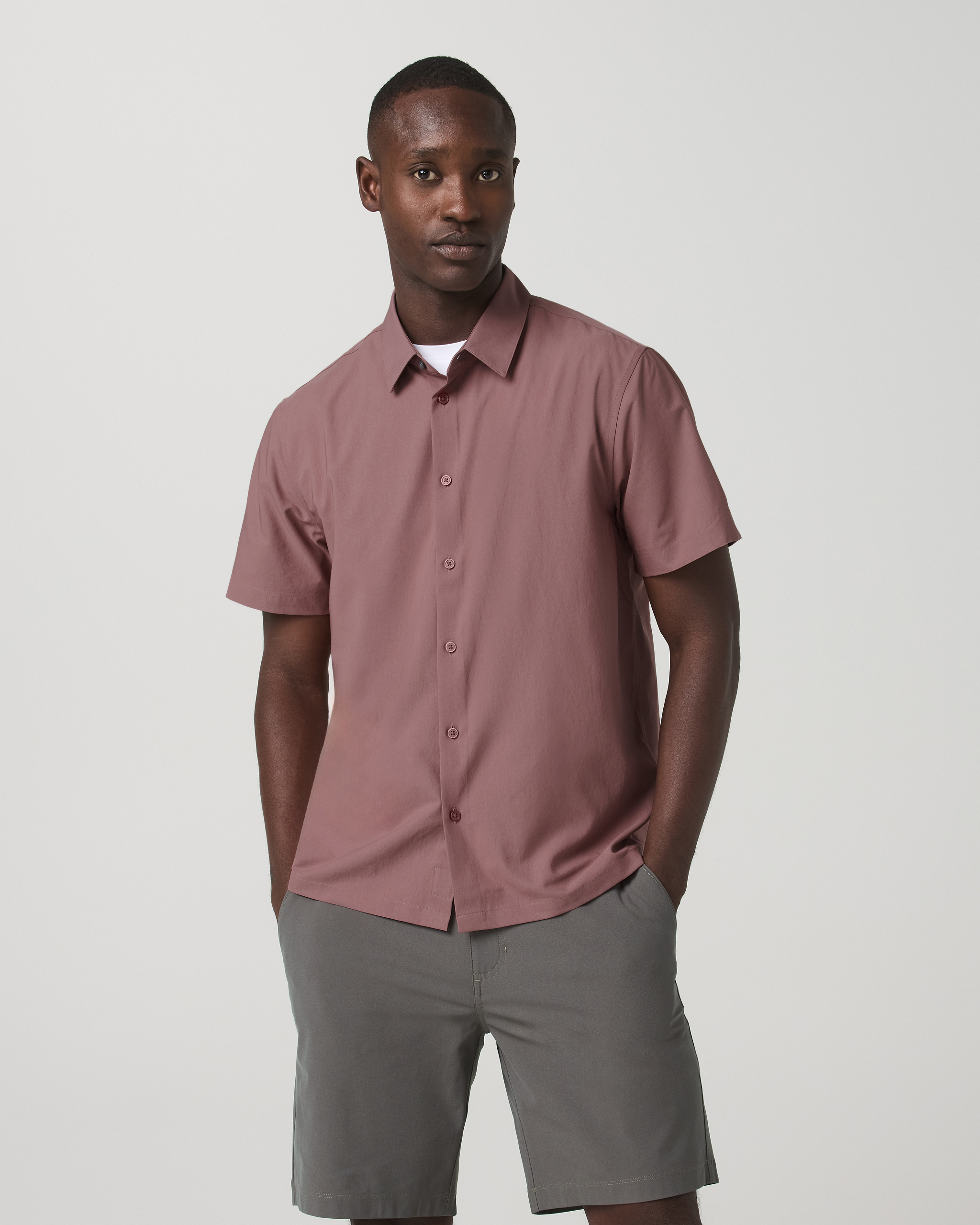 Short Sleeve Manhattan Button Down | Adobe - Image 5