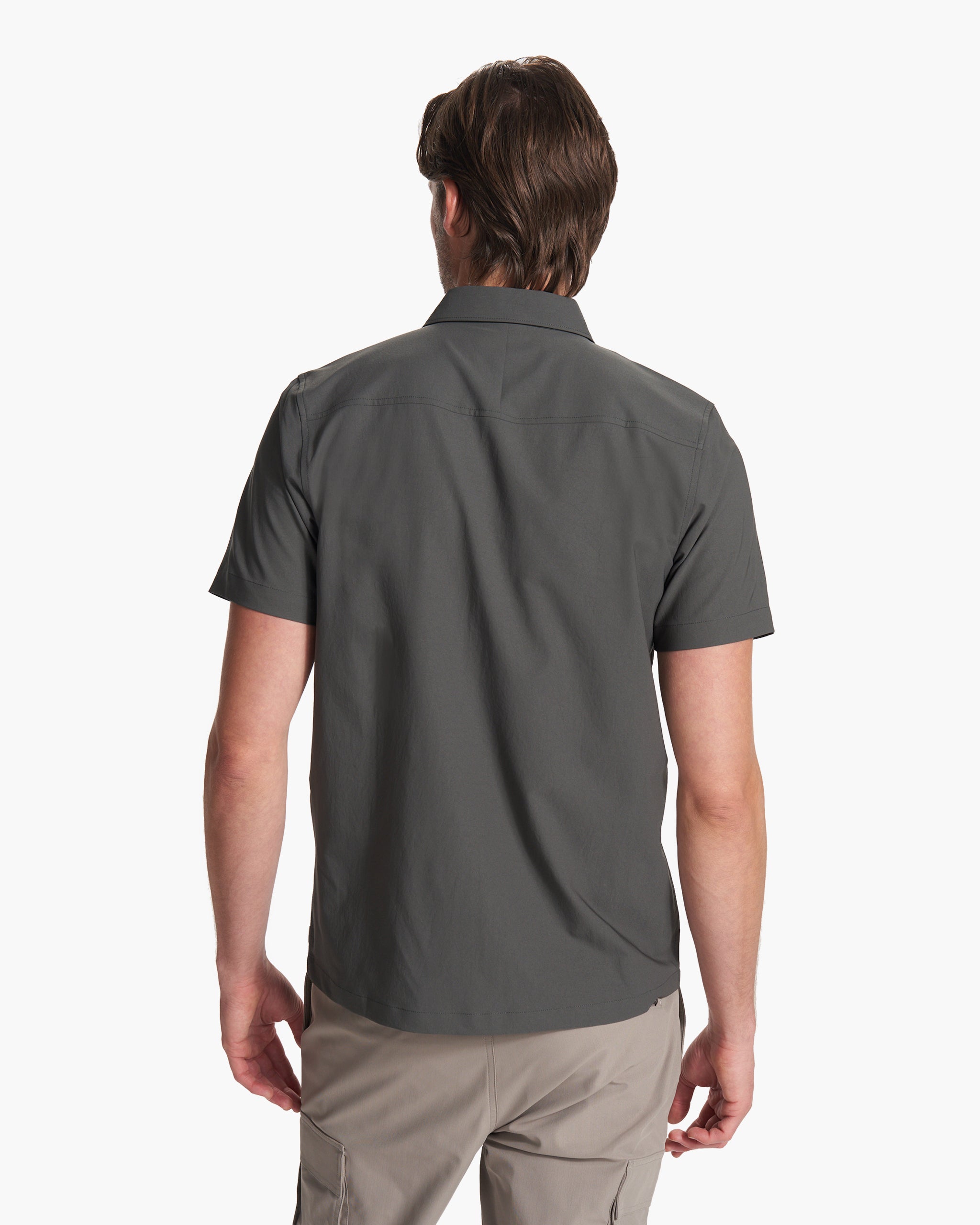 Short Sleeve Manhattan Button Down | Balsam - Image 3