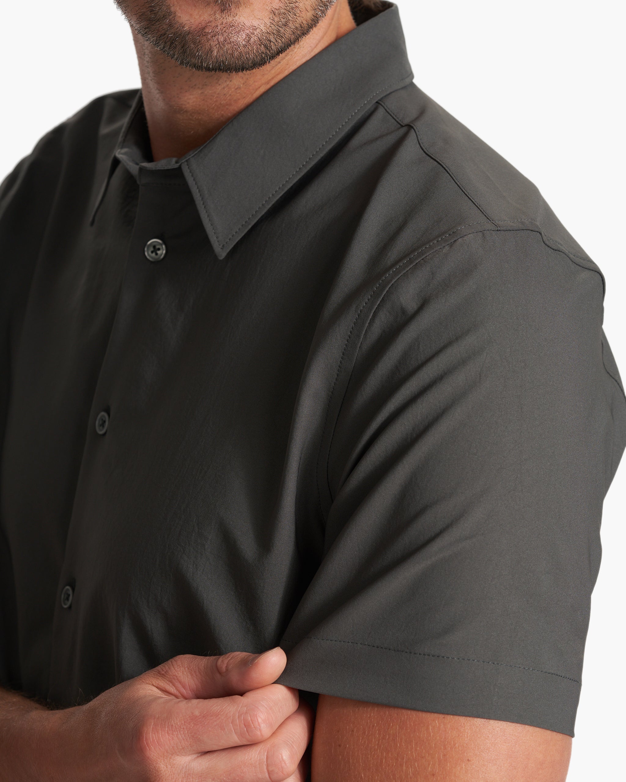 Short Sleeve Manhattan Button Down | Balsam - Image 5