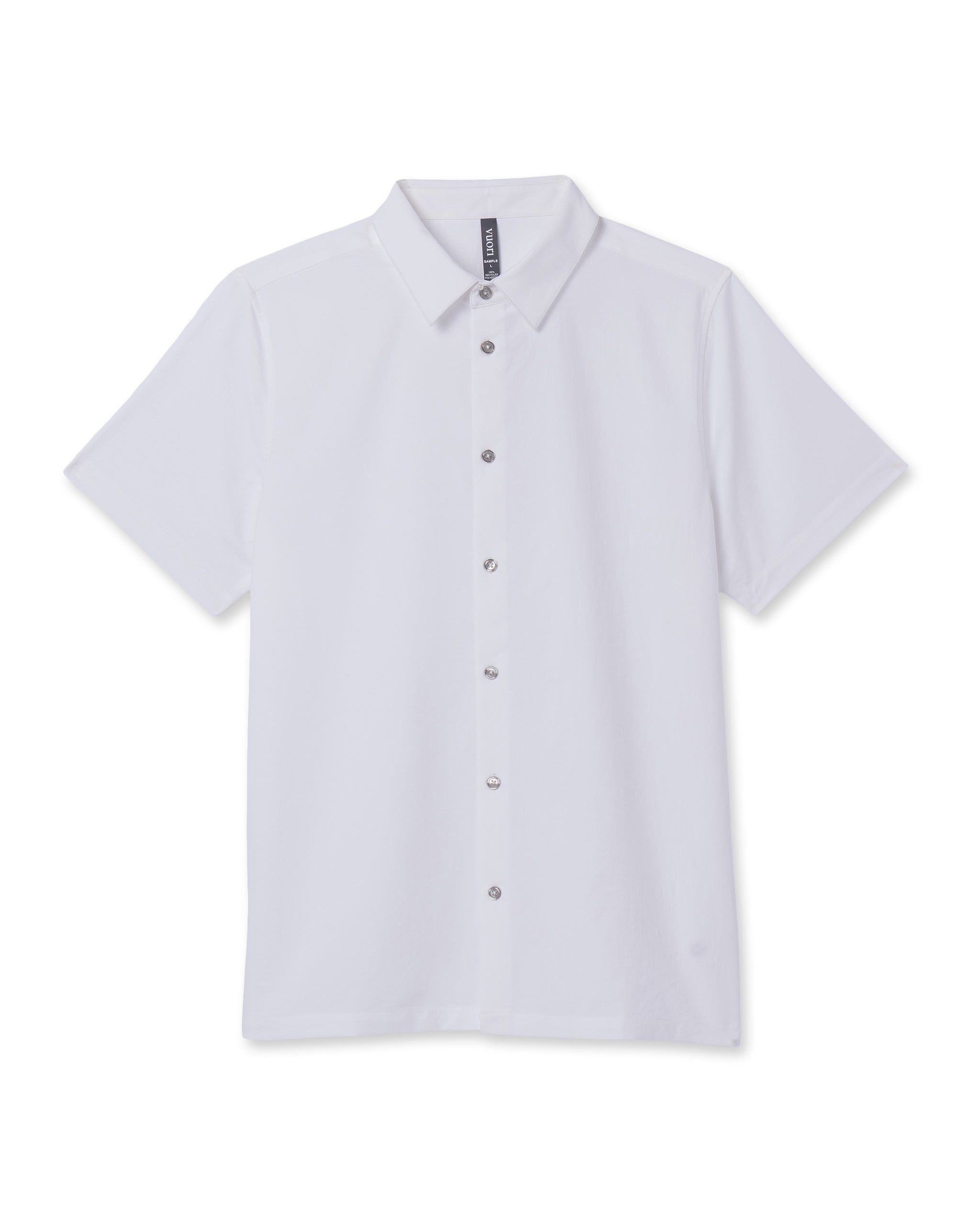 Short Sleeve Manhattan Button Down | White - Image 4