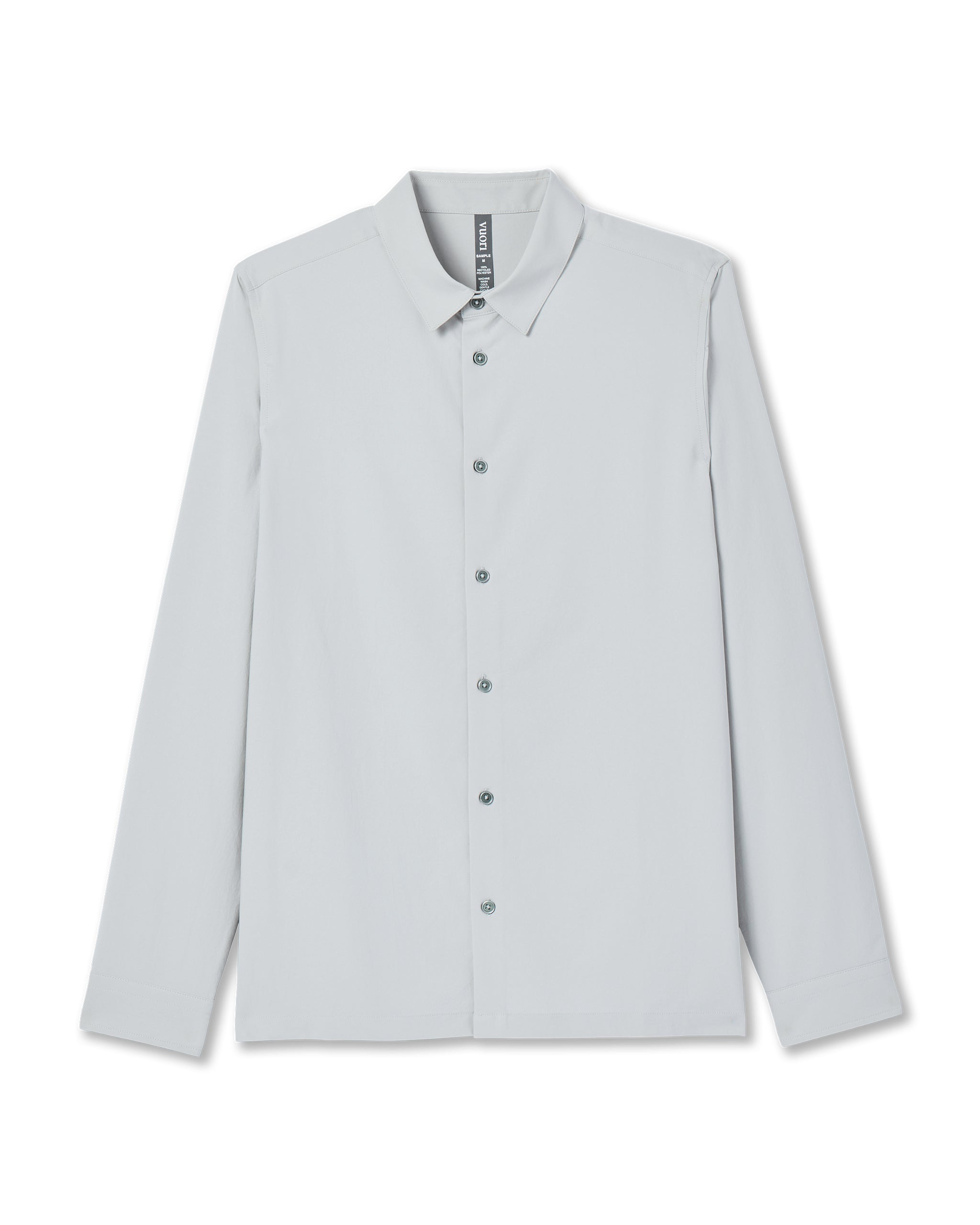 Long Sleeve Manhattan Button Down | Sky Grey - Image 6